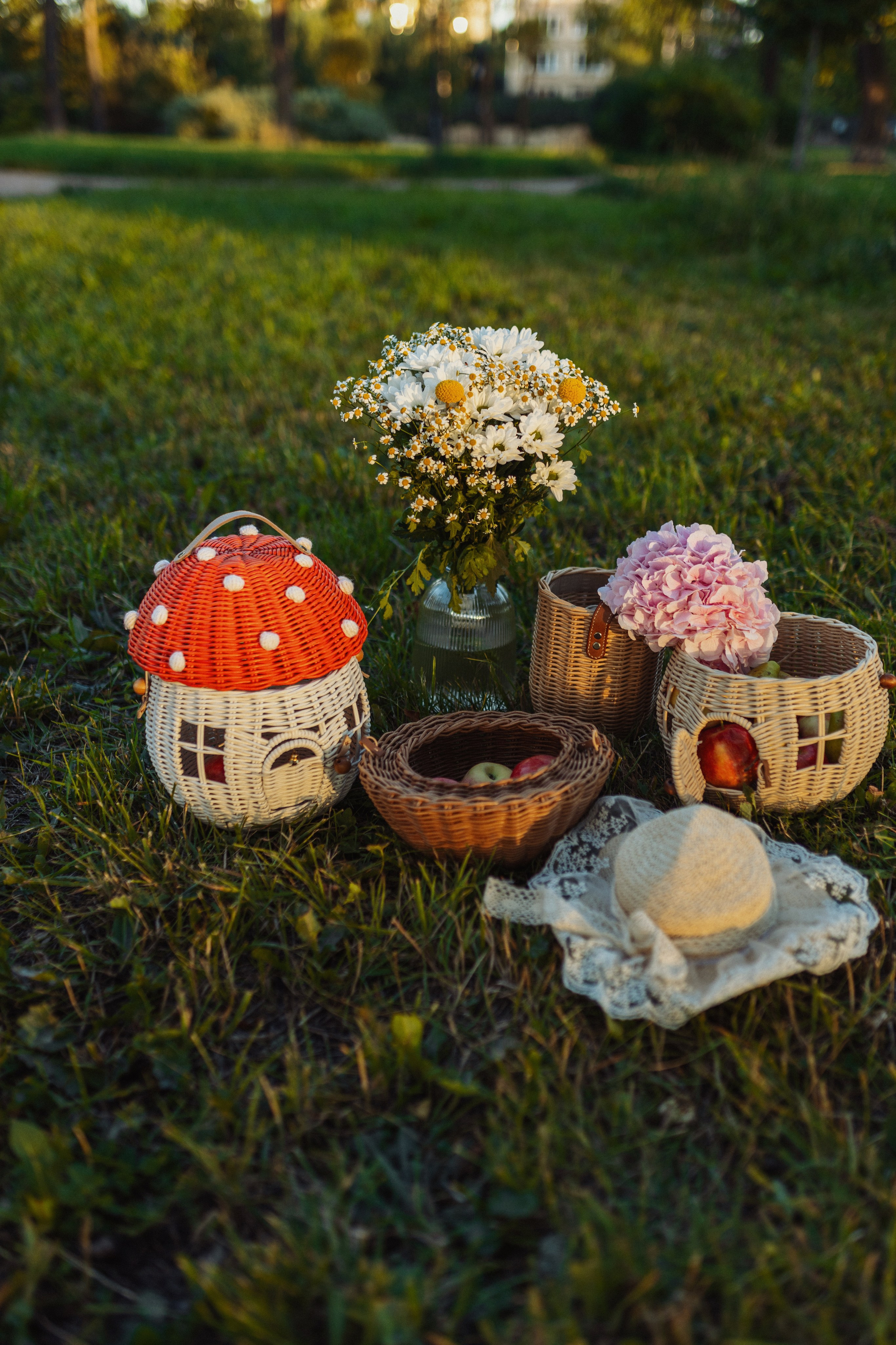 фотосъёмка семьи с детьми на свежем воздухе