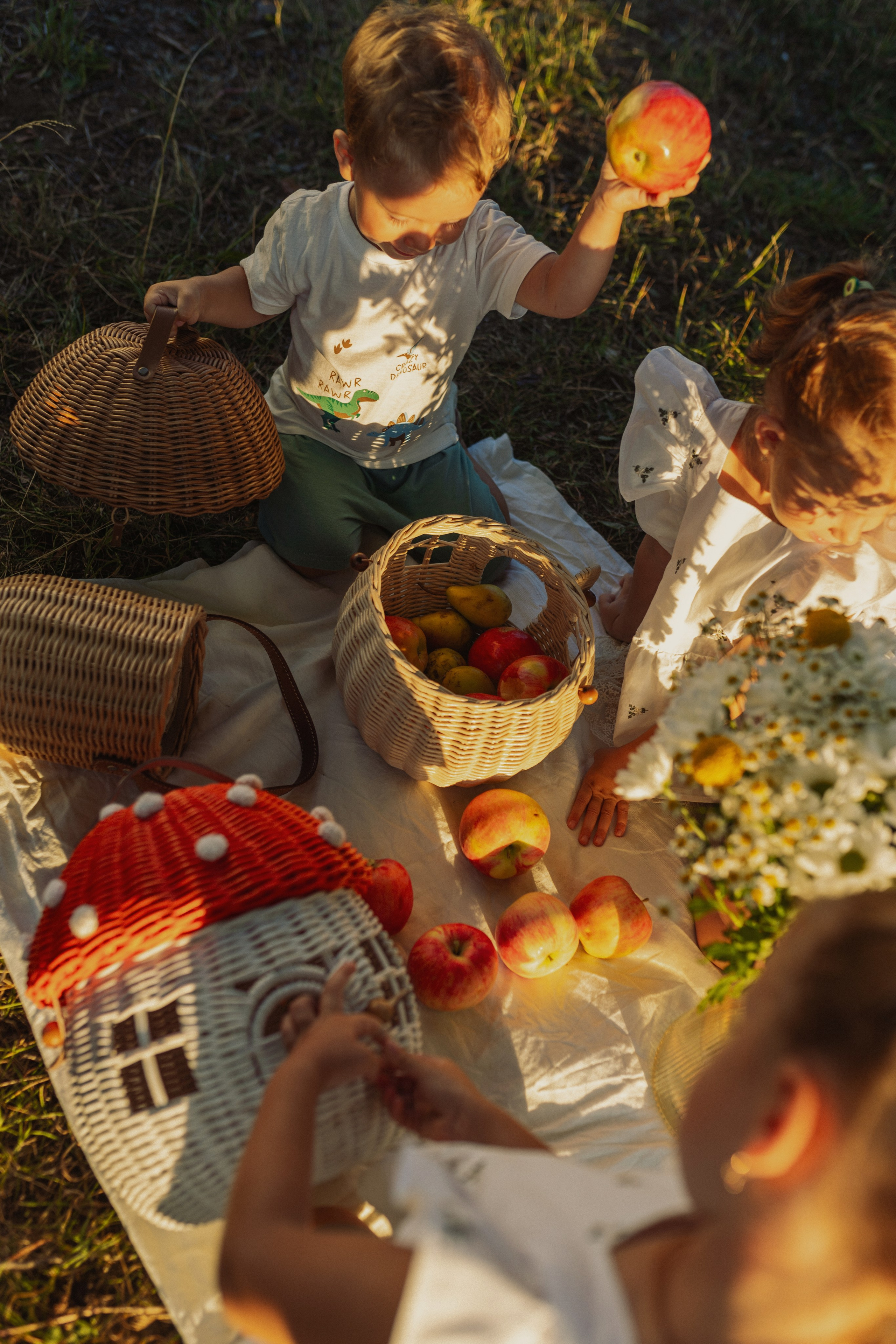 фотосессия семьи летом в спокойном ритме