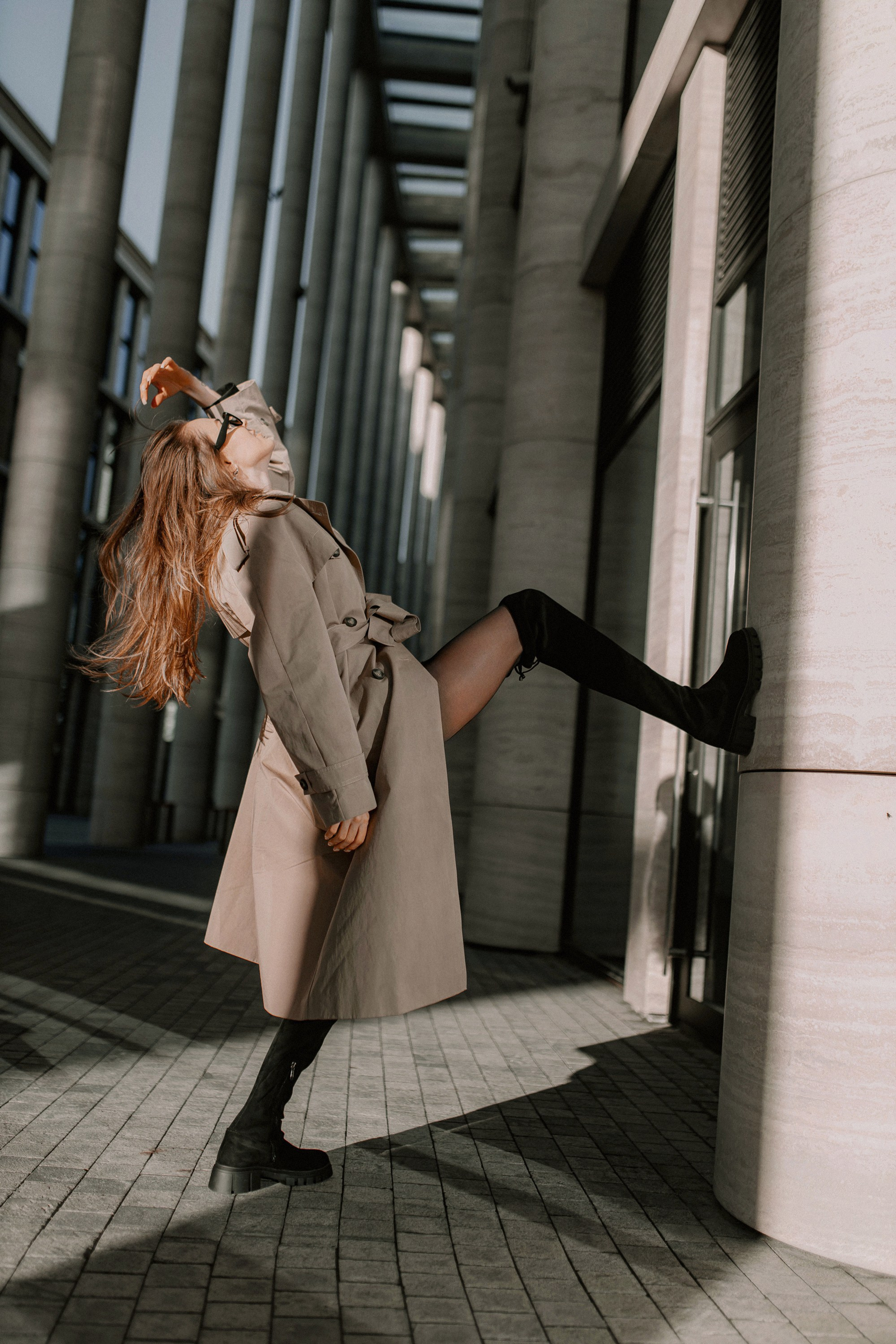 женский портрет на улице центра санкт петербурга