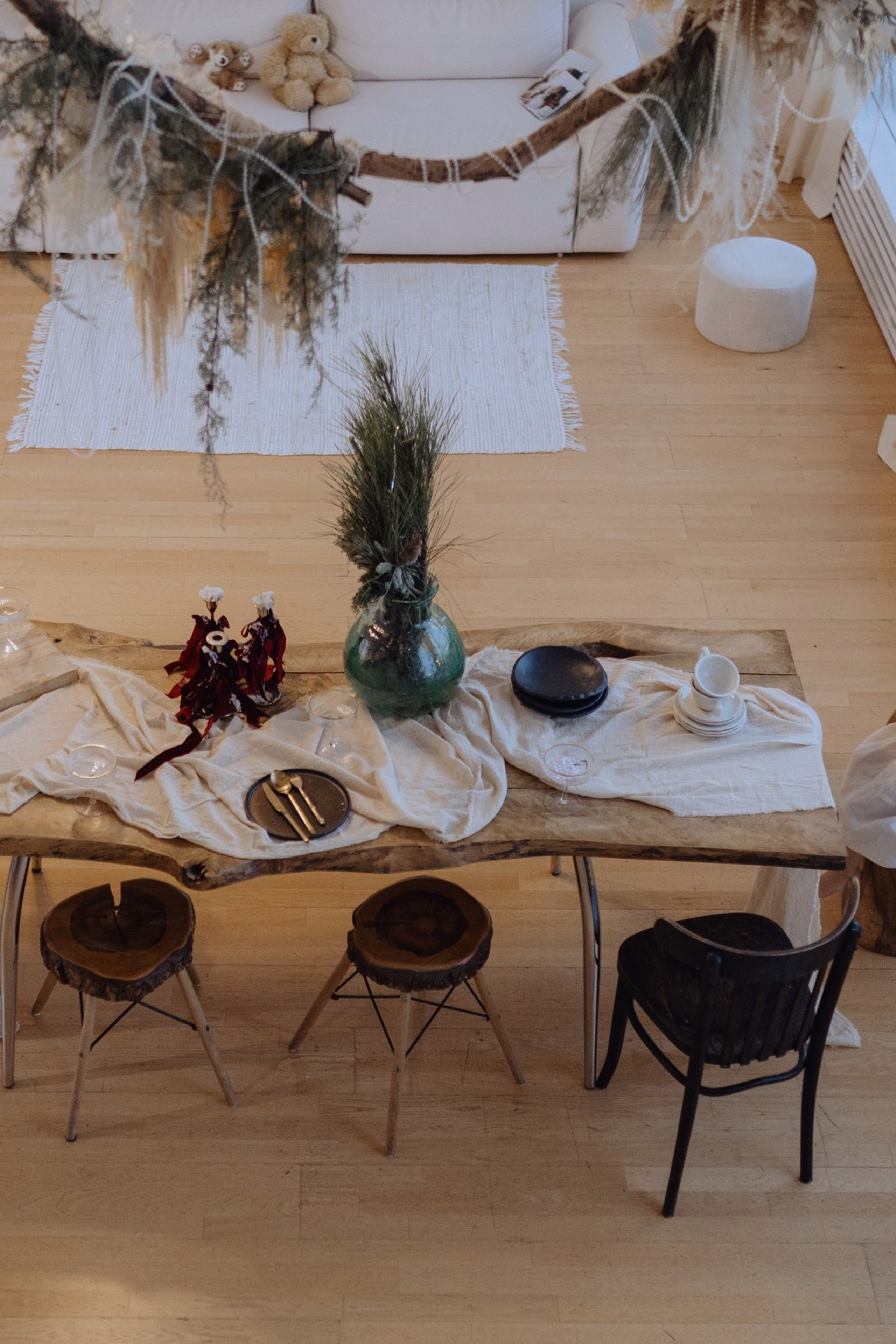 семейная фотосъёмка с детьми в дневном свете