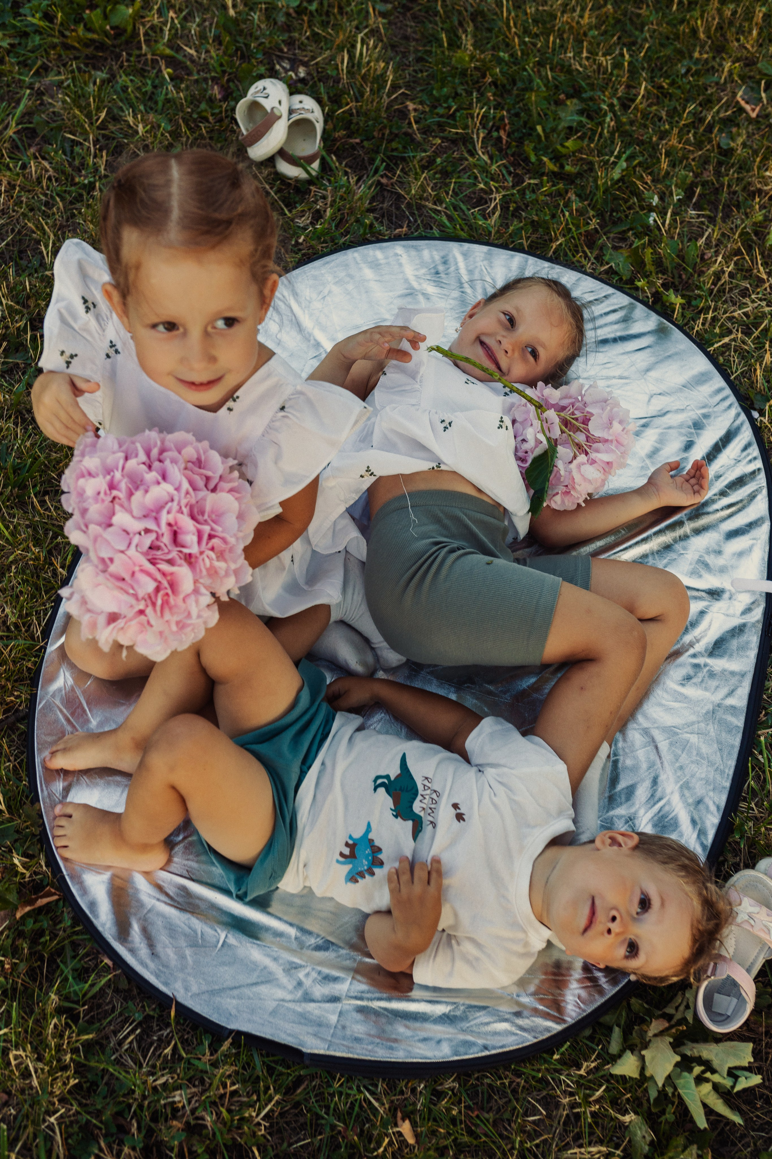 семейная фотосессия с детьми летом спб