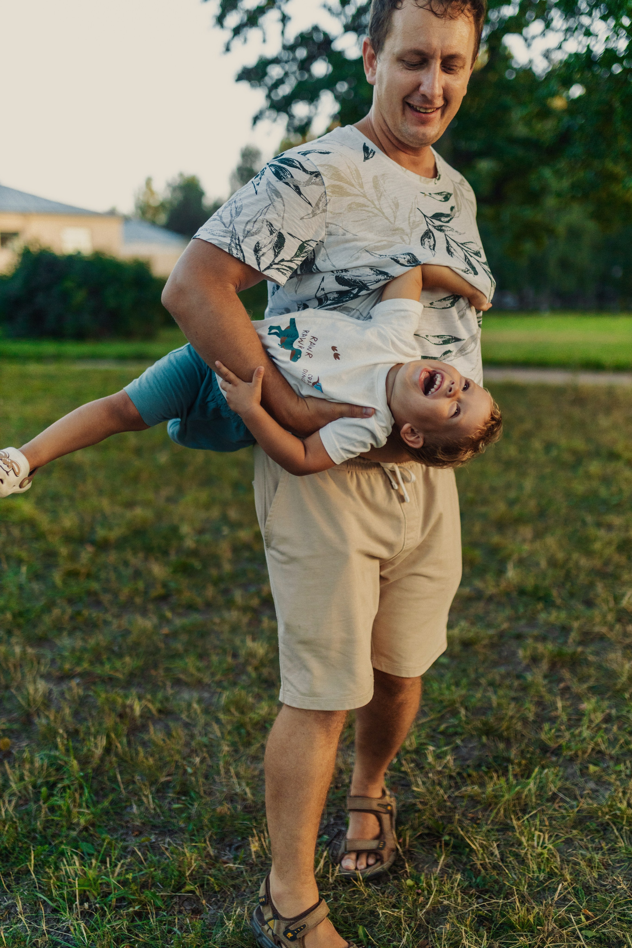 летняя фотосессия семьи с детьми