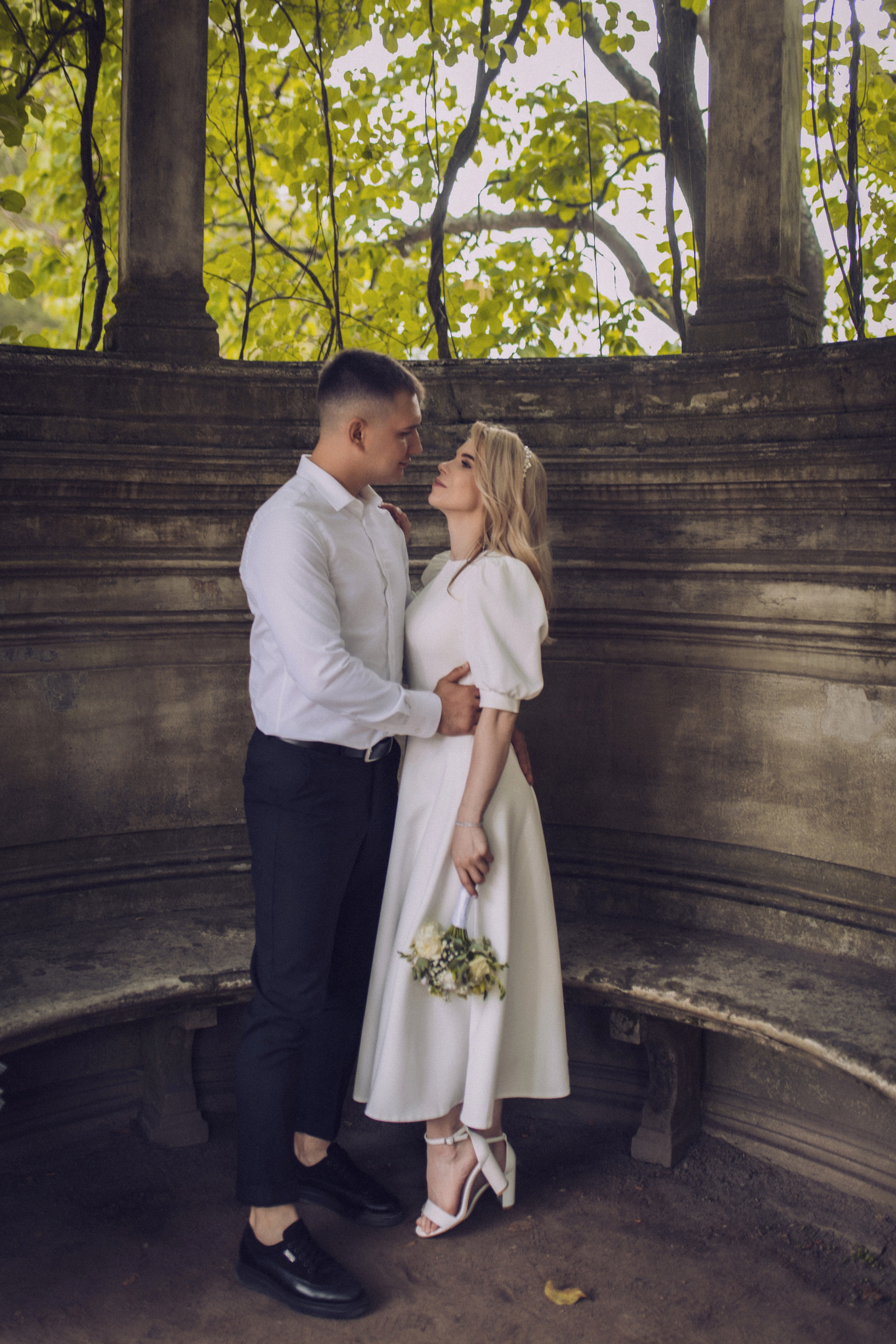 летняя свадебная фотосессия семьи в пушкине