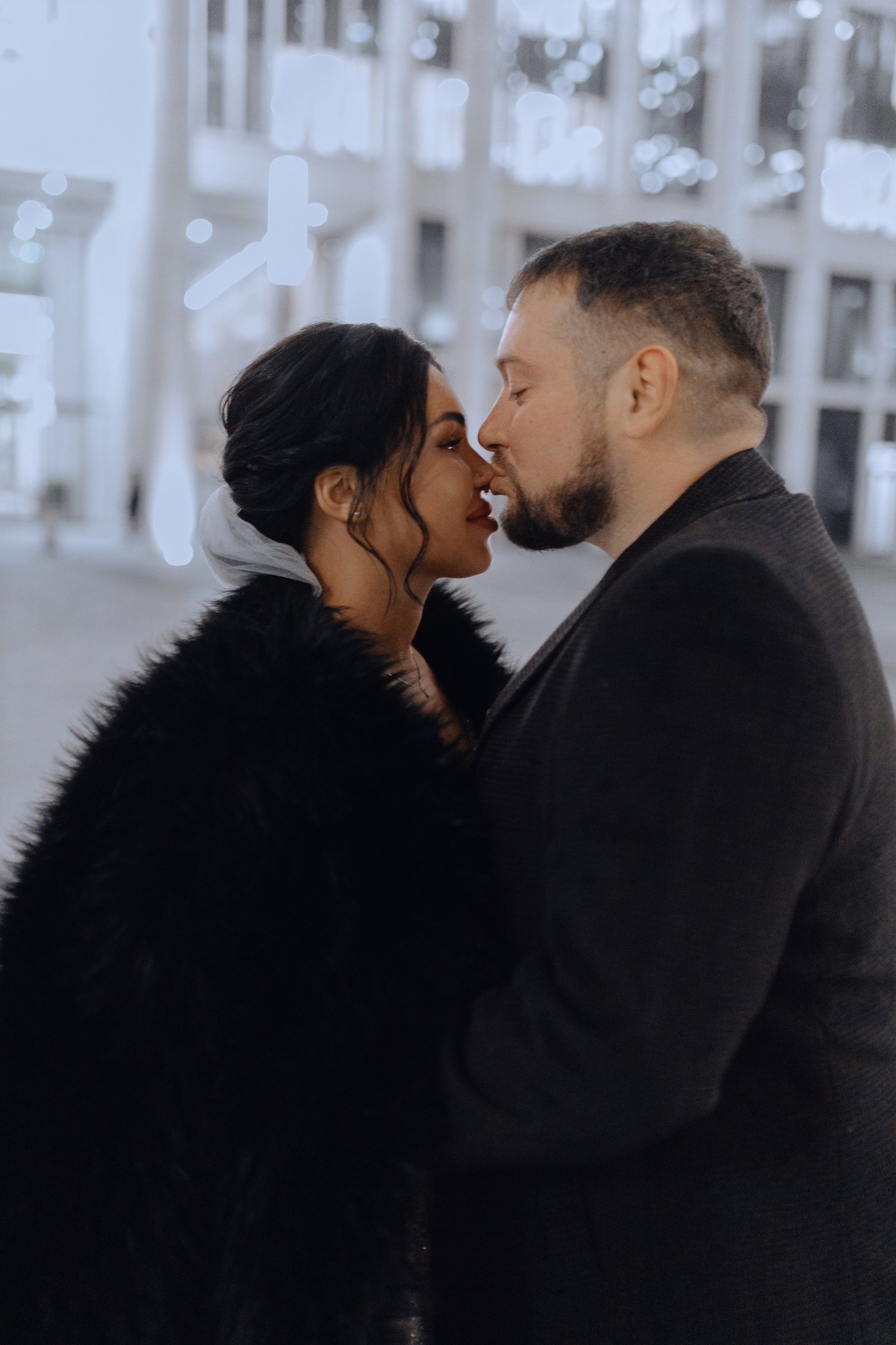 свадебная прогулка зимой спб