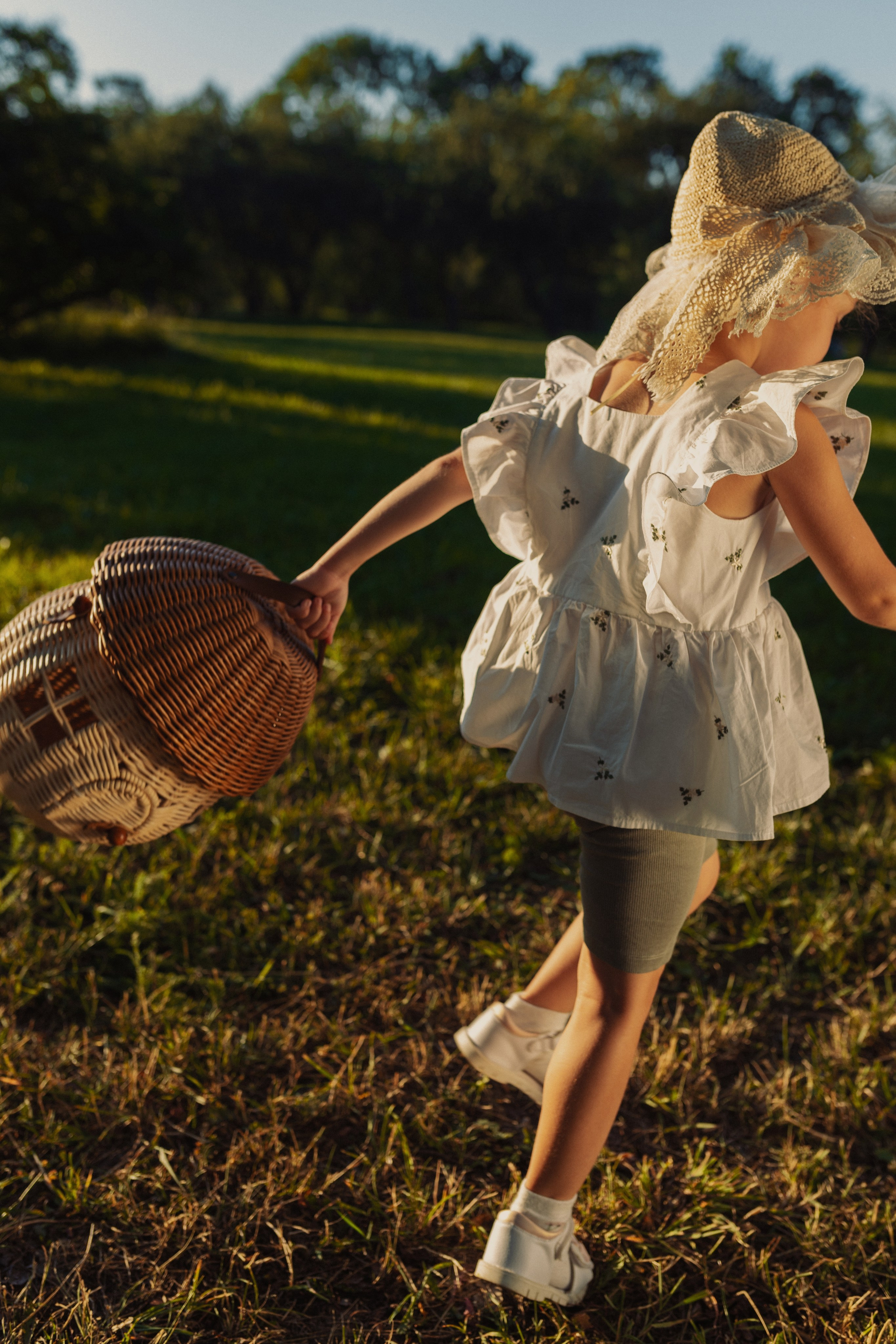 семейная съёмка летом в расслабленном стиле