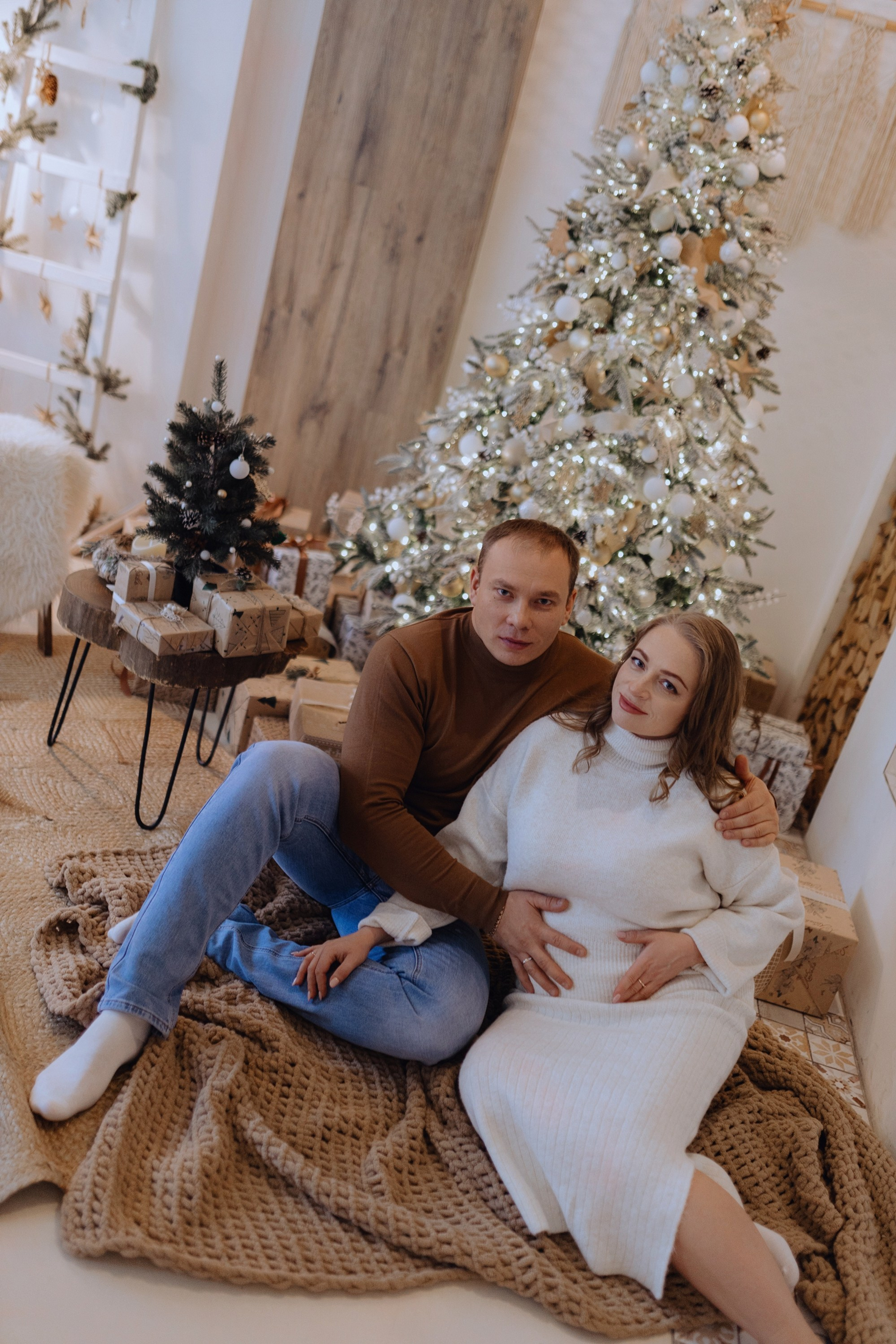 семейная съёмка будущих родителей