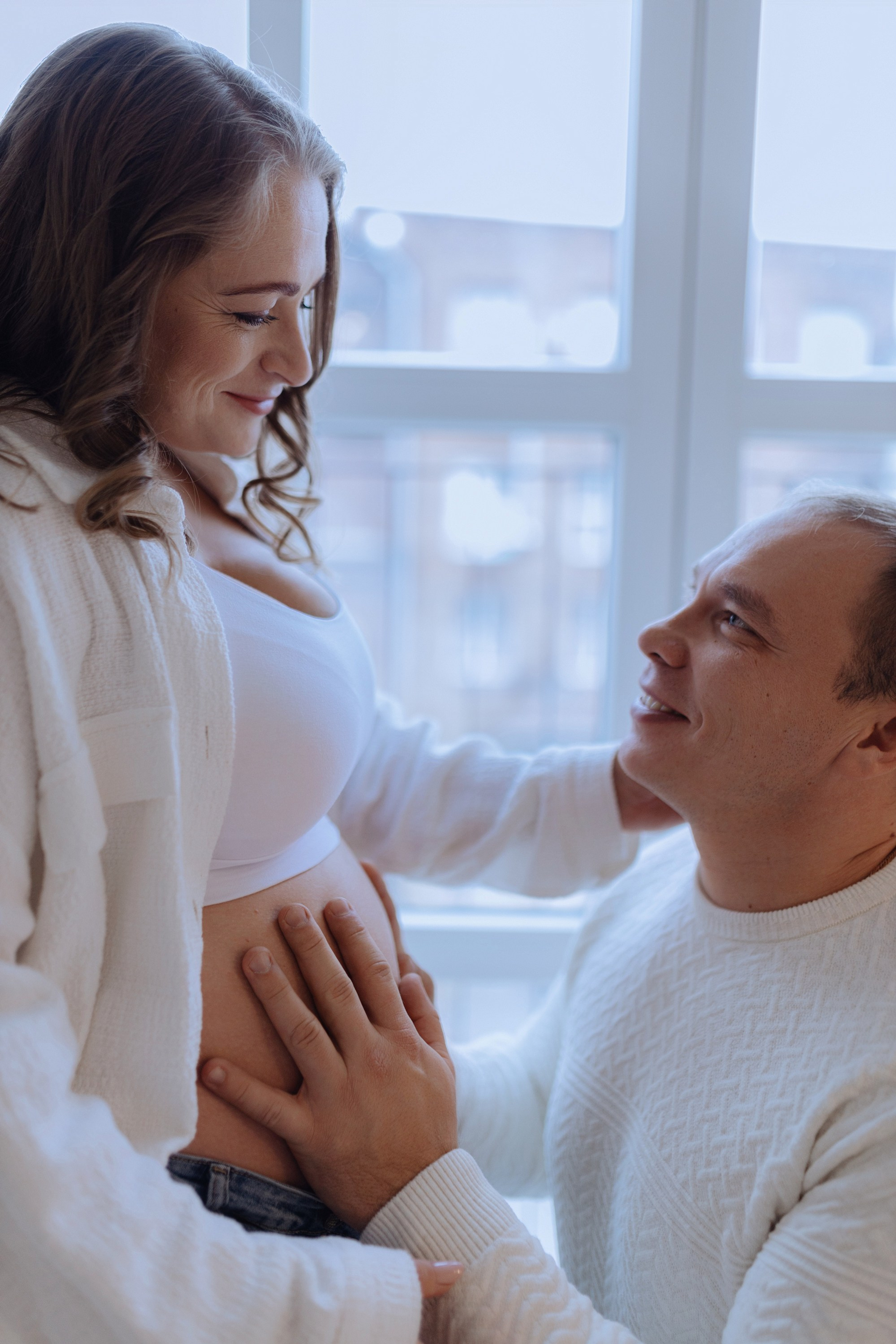 фотосессия пары перед рождением малыша