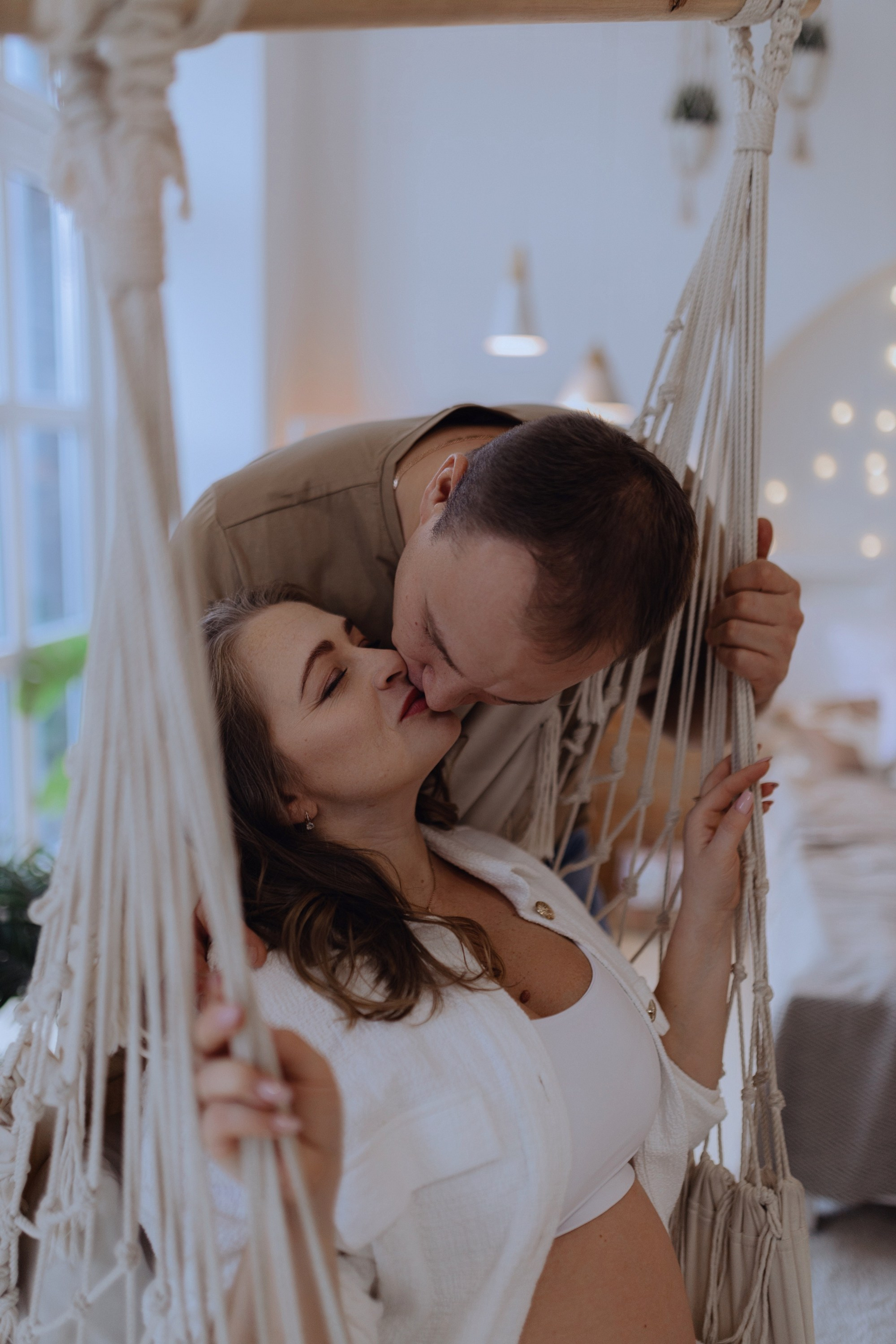 фотосессия ожидания малыша в студии