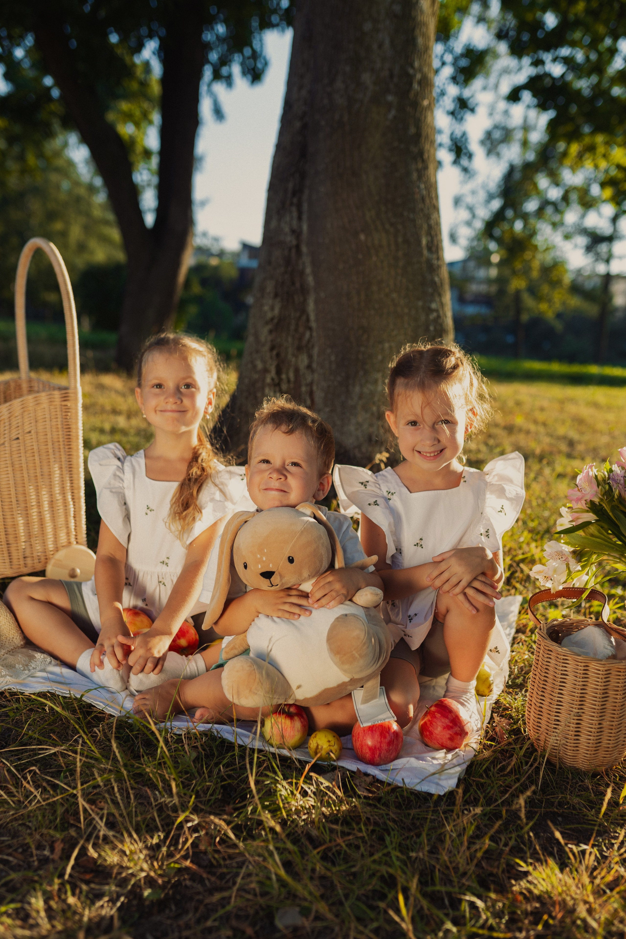 семейная съёмка летом в авторском визуале