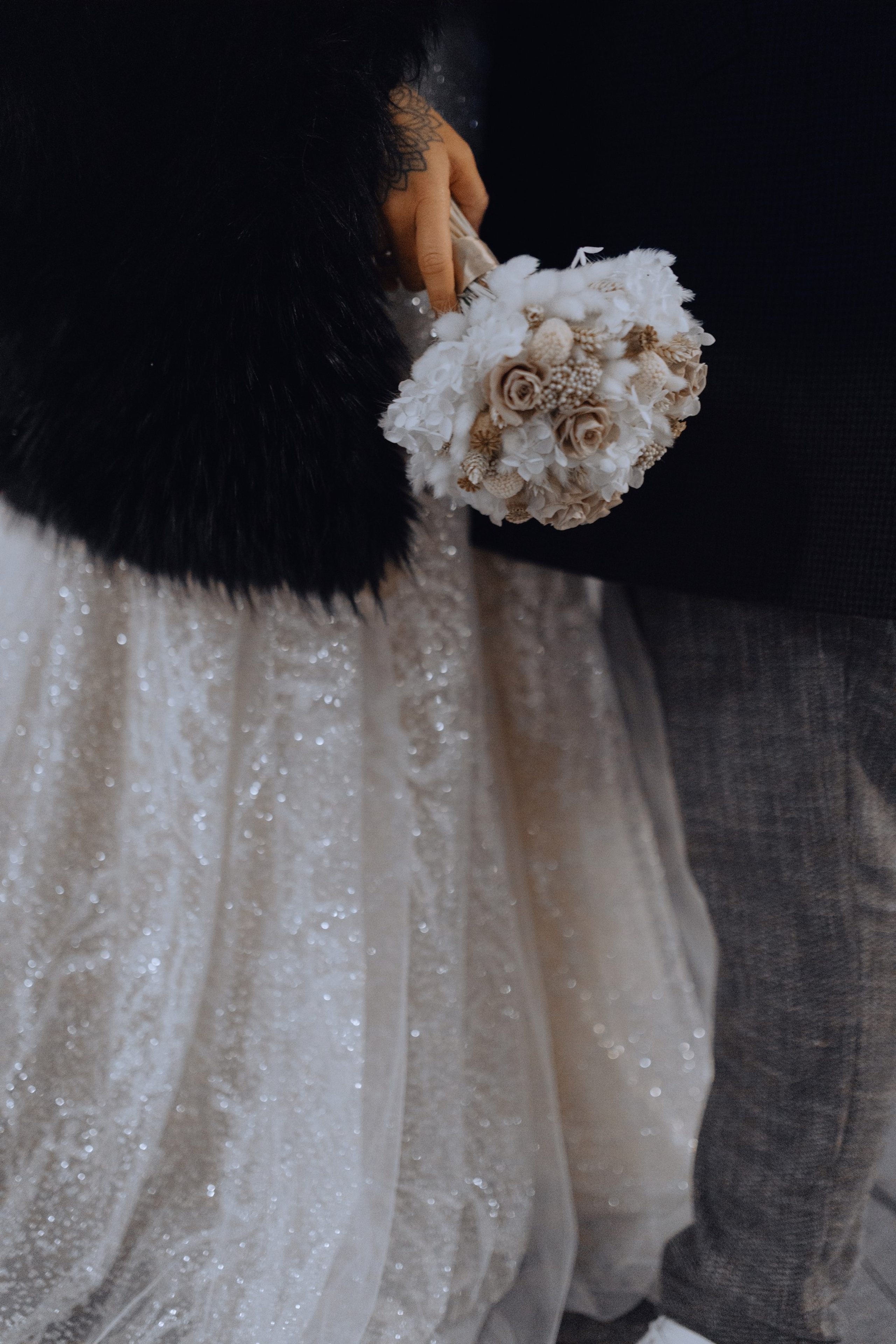 свадебная съёмка зимой в петербурге