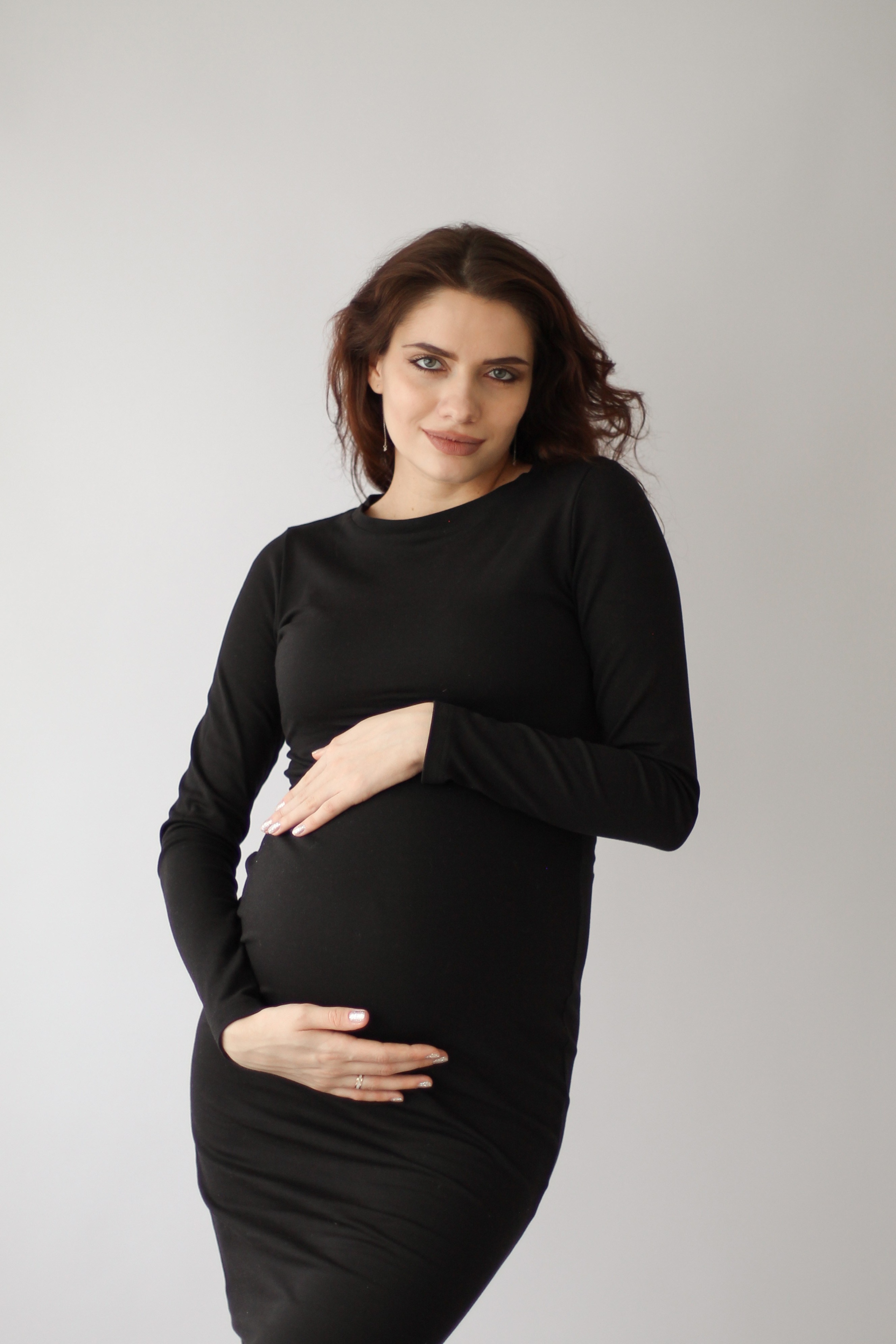 Фотосессия беременности в студии. Татьяна.
