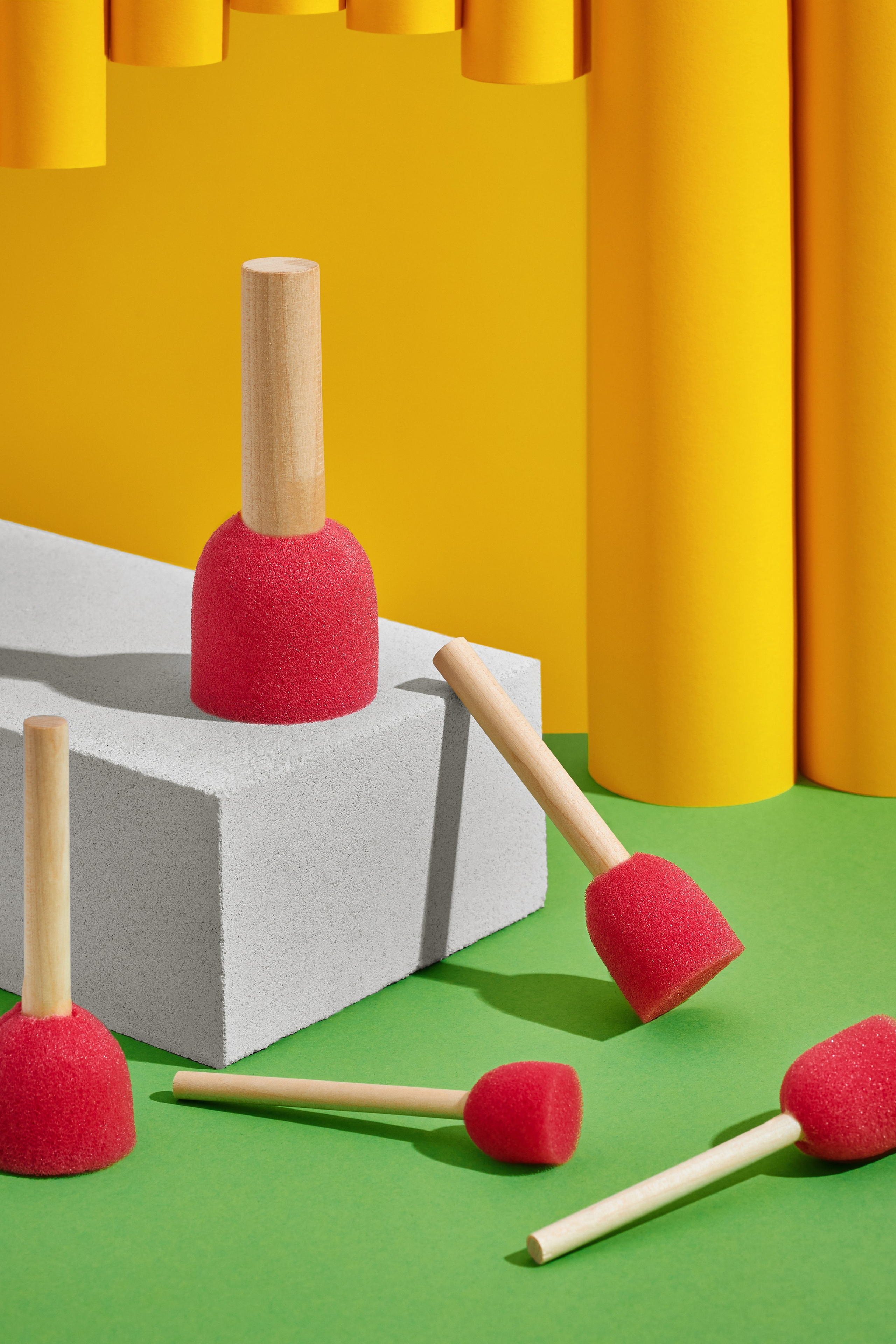 Кисти-спонжи для рисования