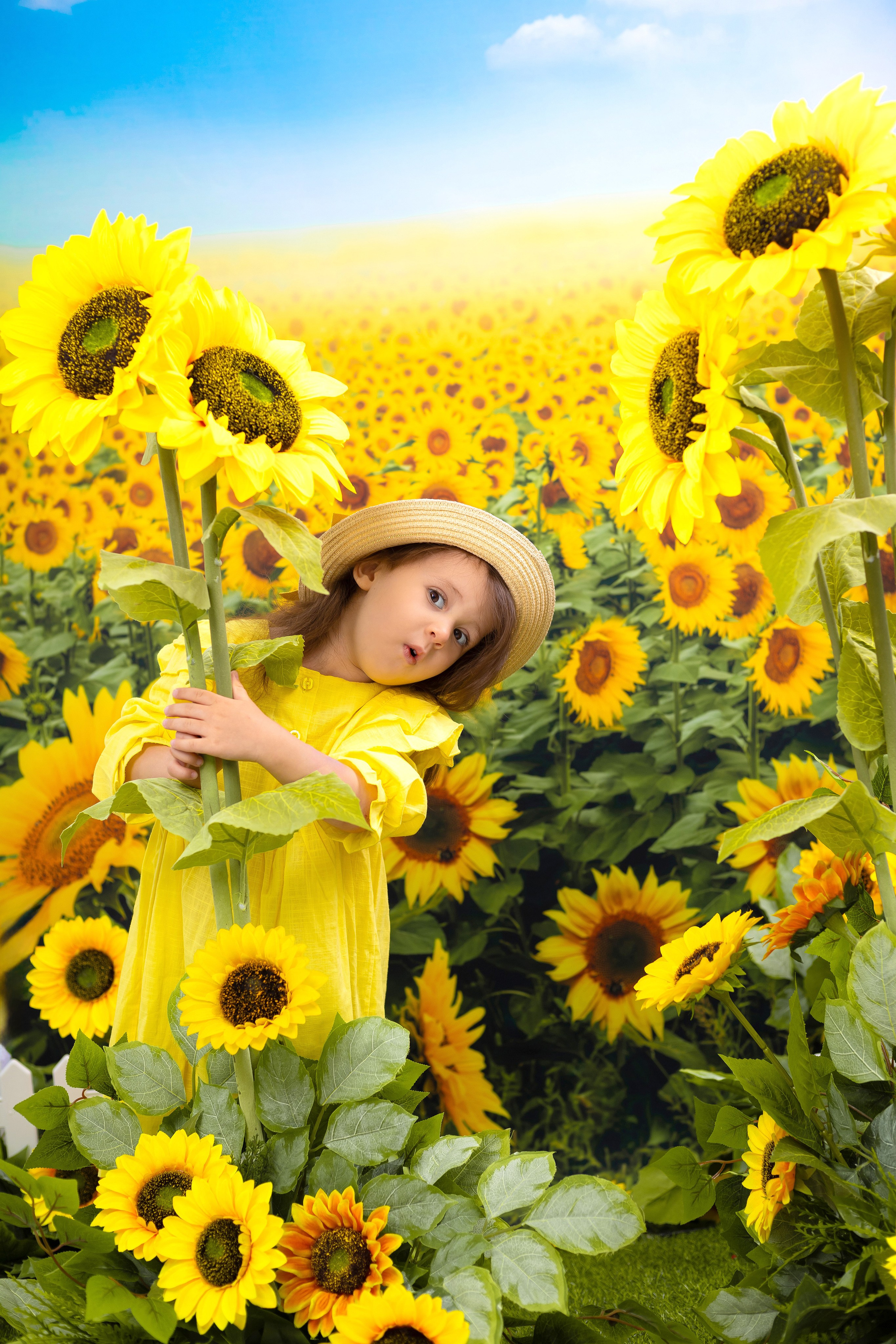 Детская фотосессия ПОДСОЛНУХИ