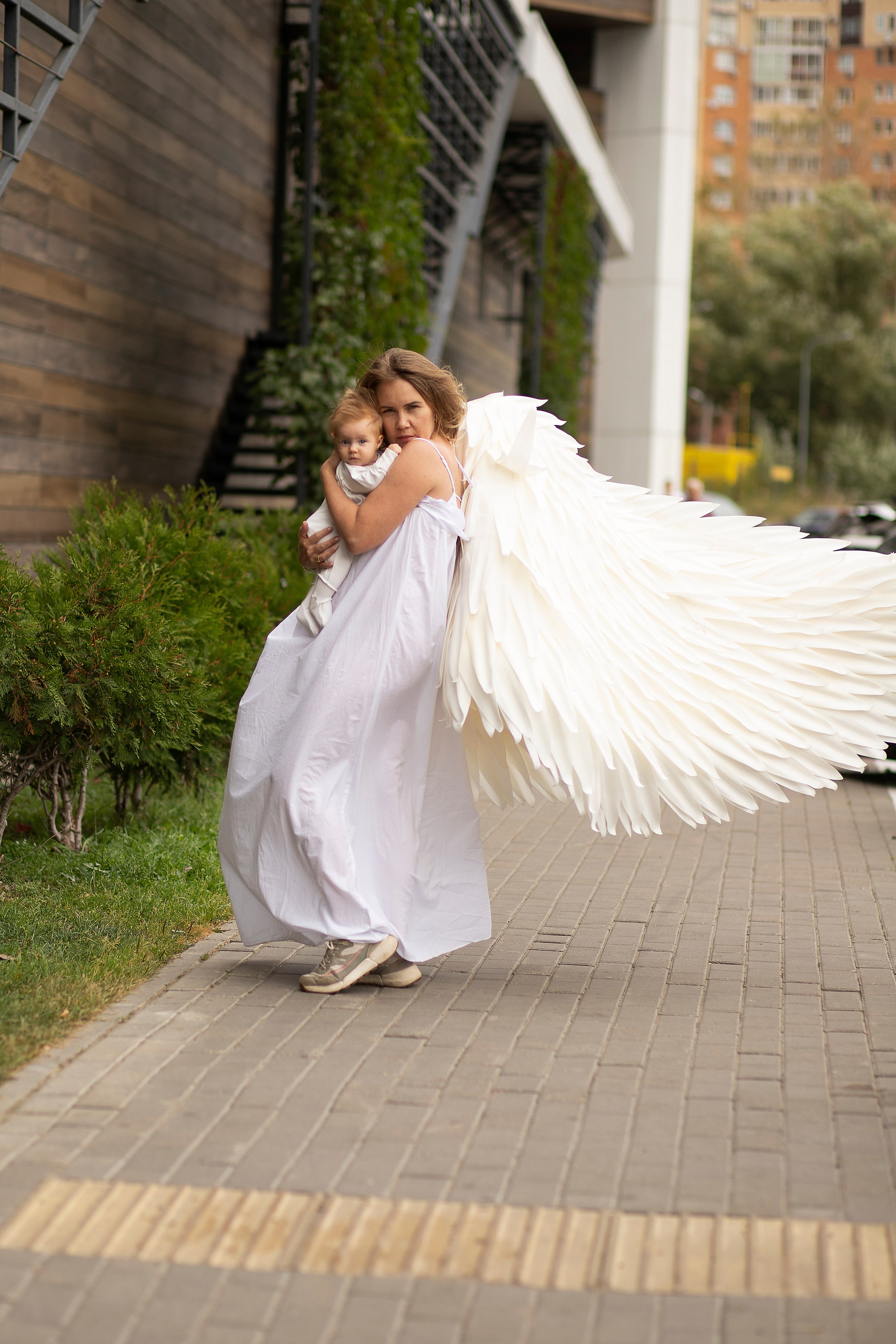 Съемка с крыльями