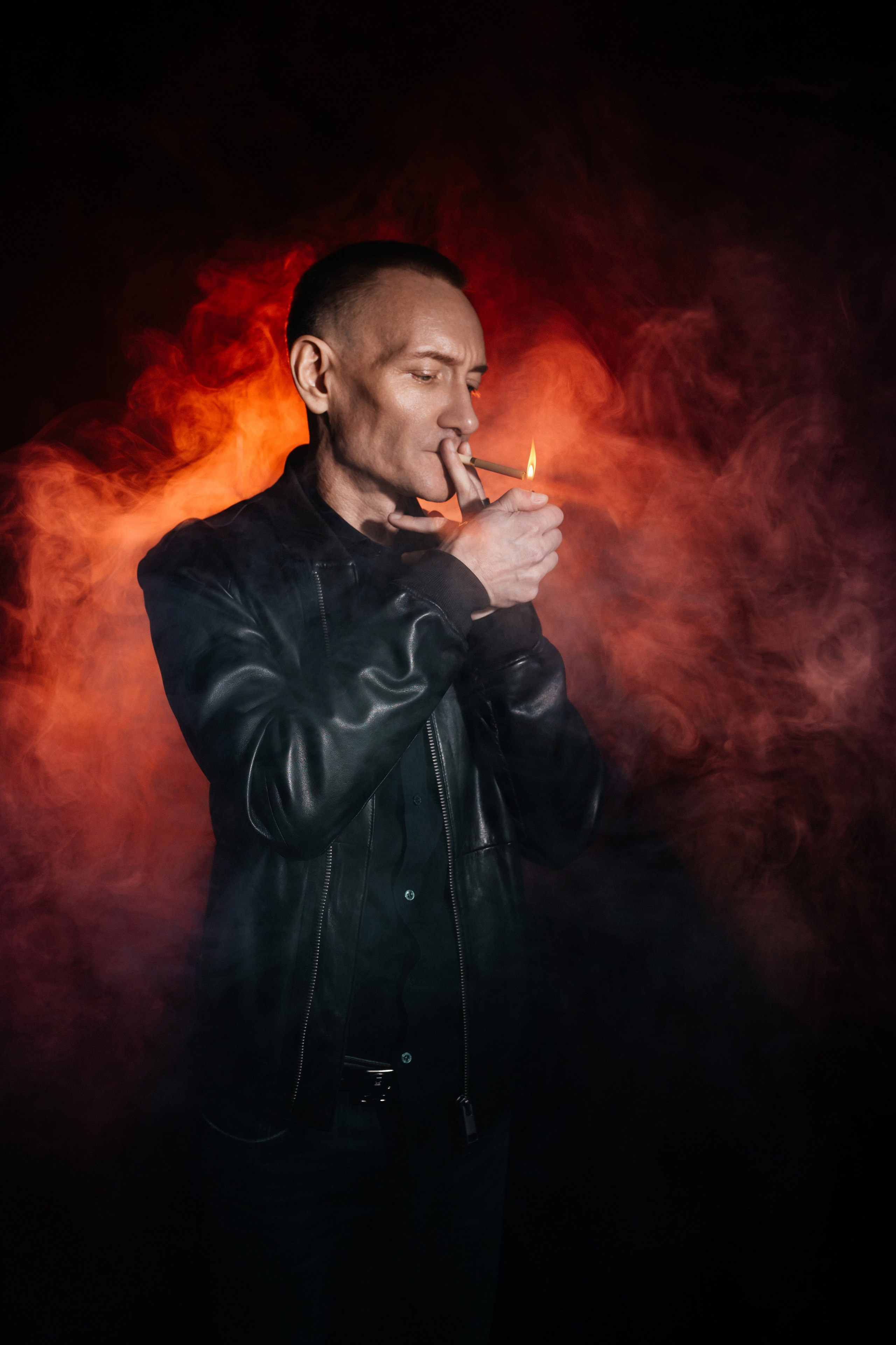 Андрей, съёмка в студии