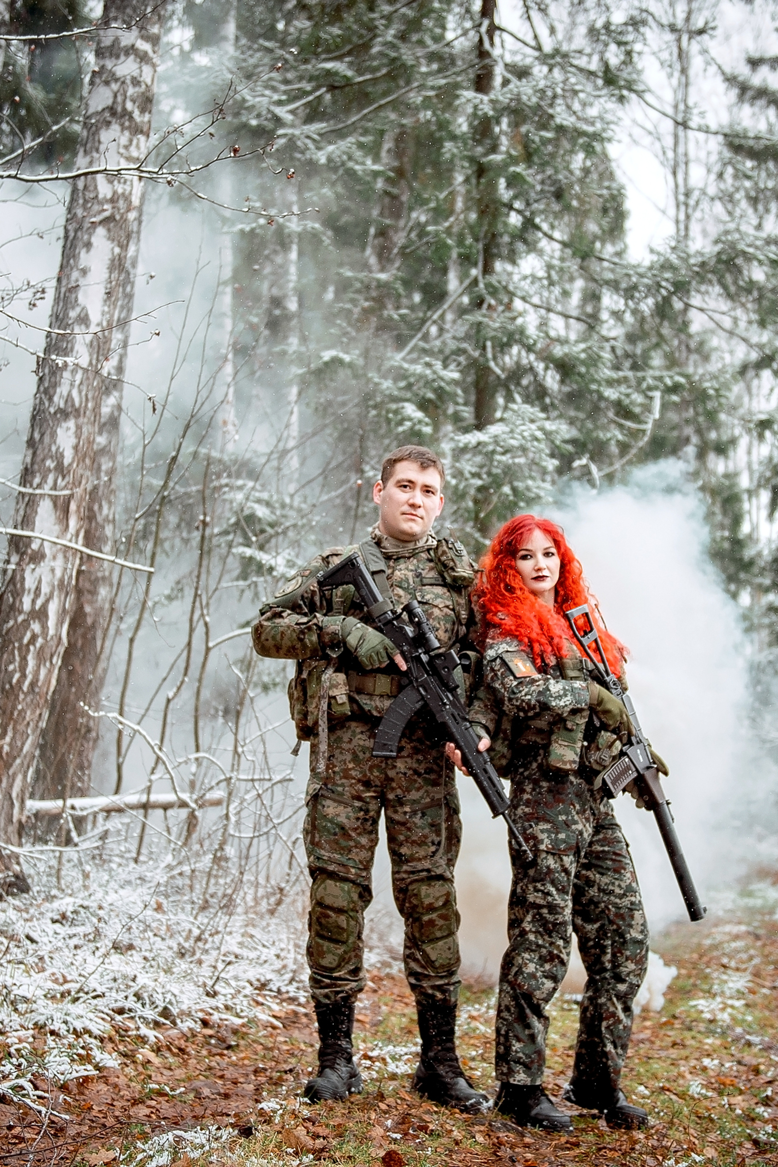 Таня и Никита. Московская область, дер. Леониха.