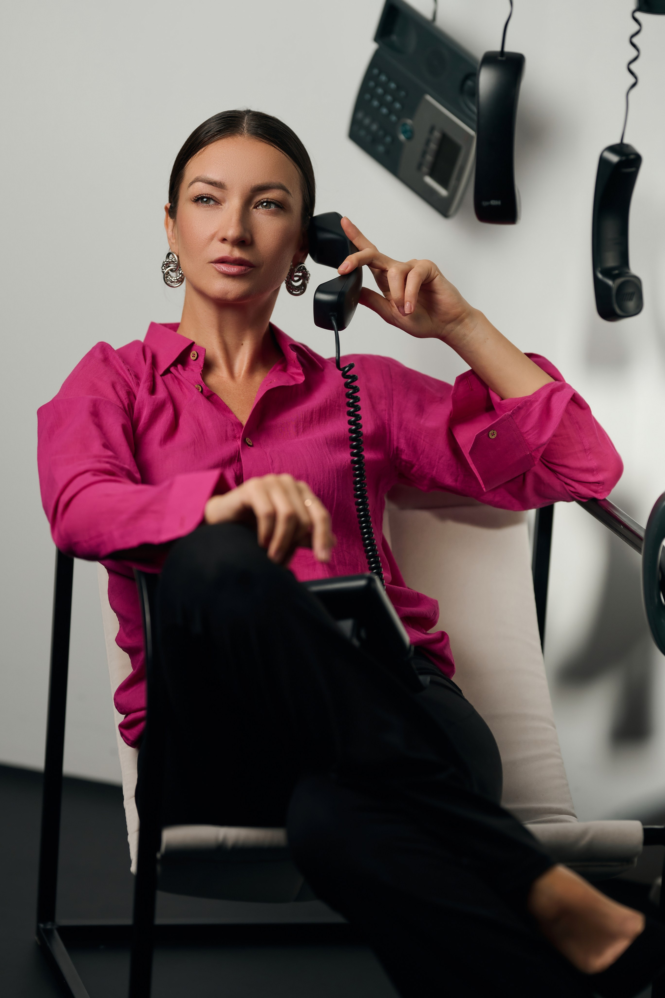 Съемка в студии в черном в Калуге