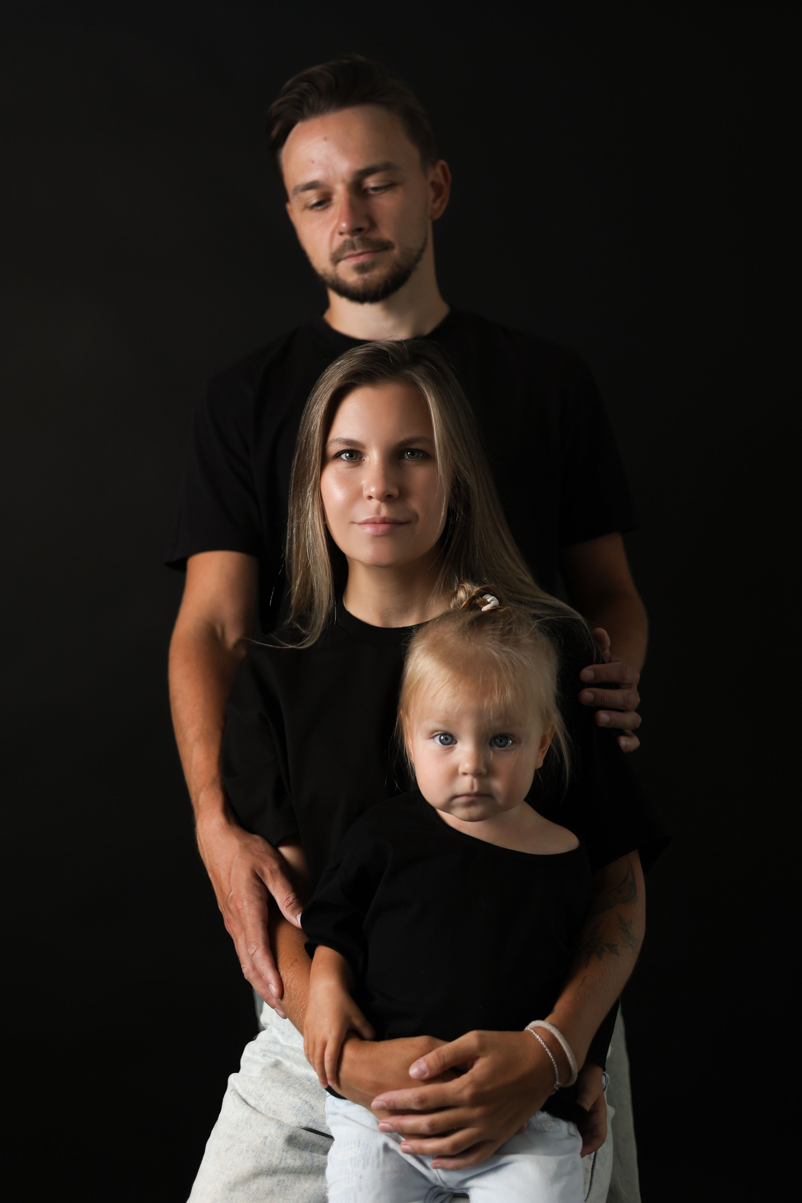 Фотосессия Алены, Алисы и Андрея