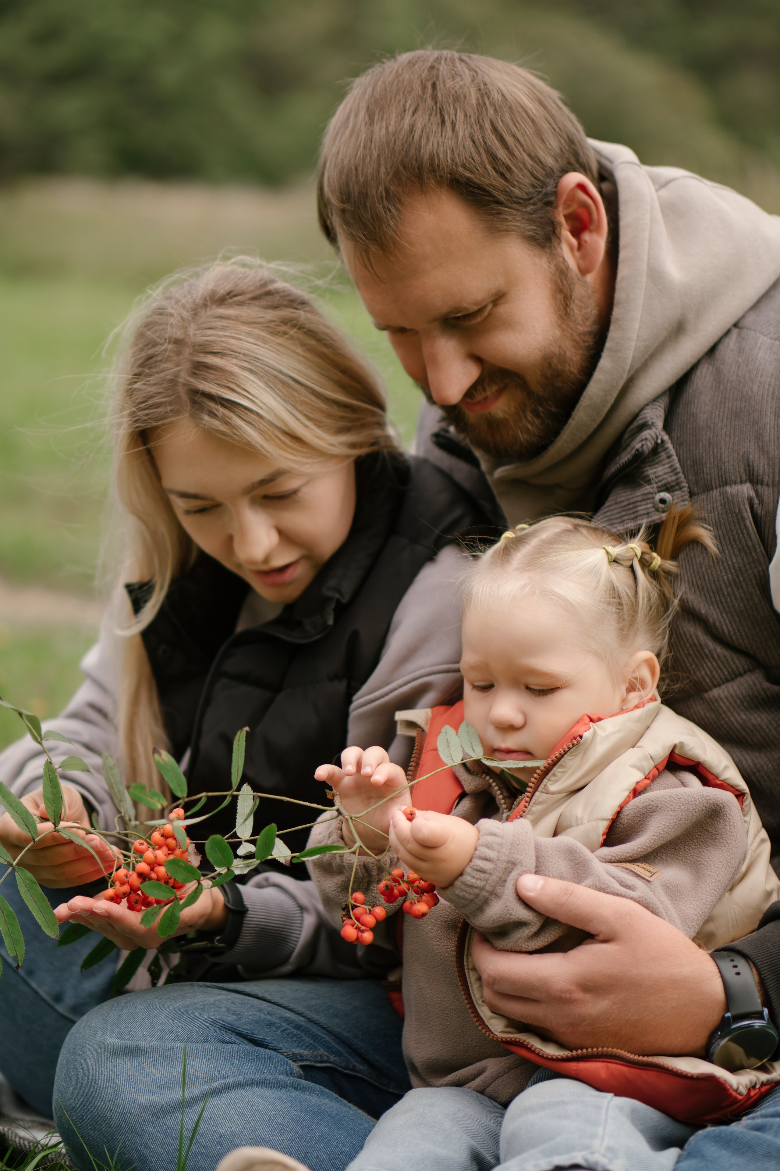 Анастасия с семьёй