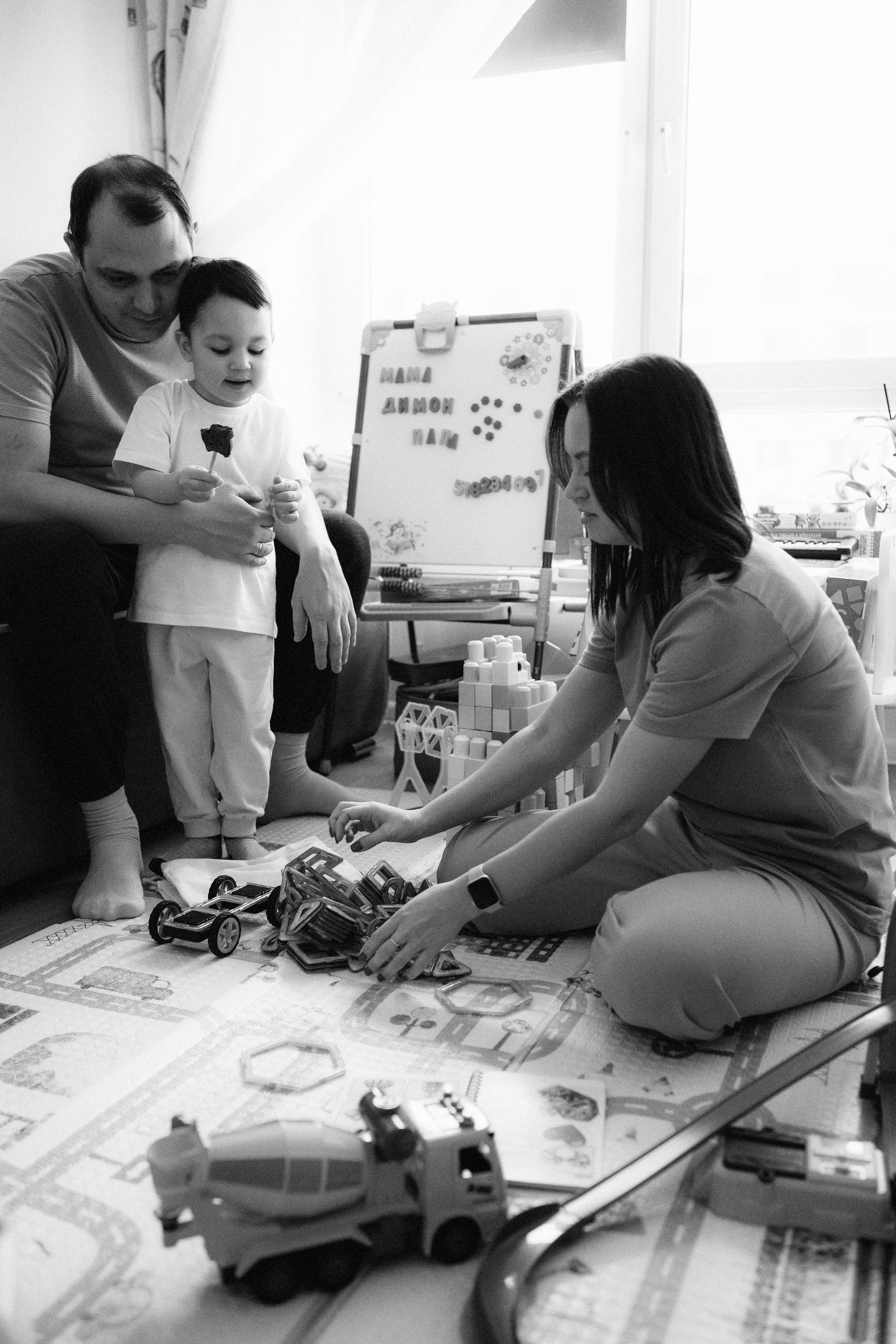 Олег, Мария и Димочка