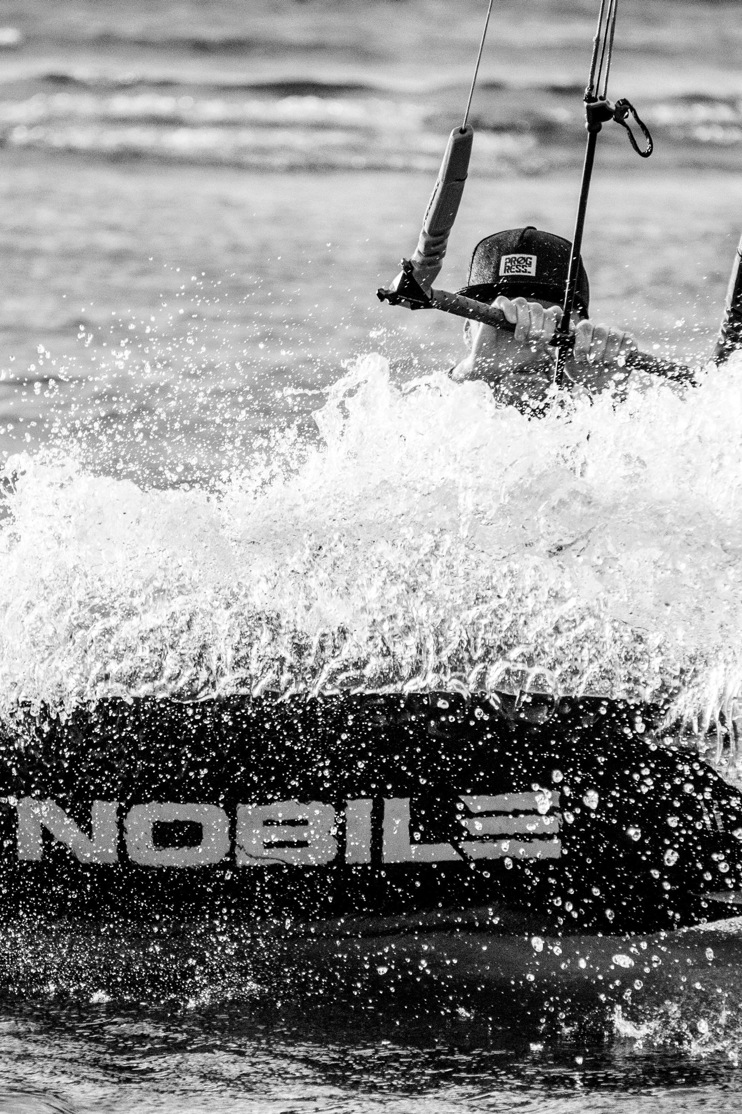 Alexander's kitesurfing in St. Petersburg