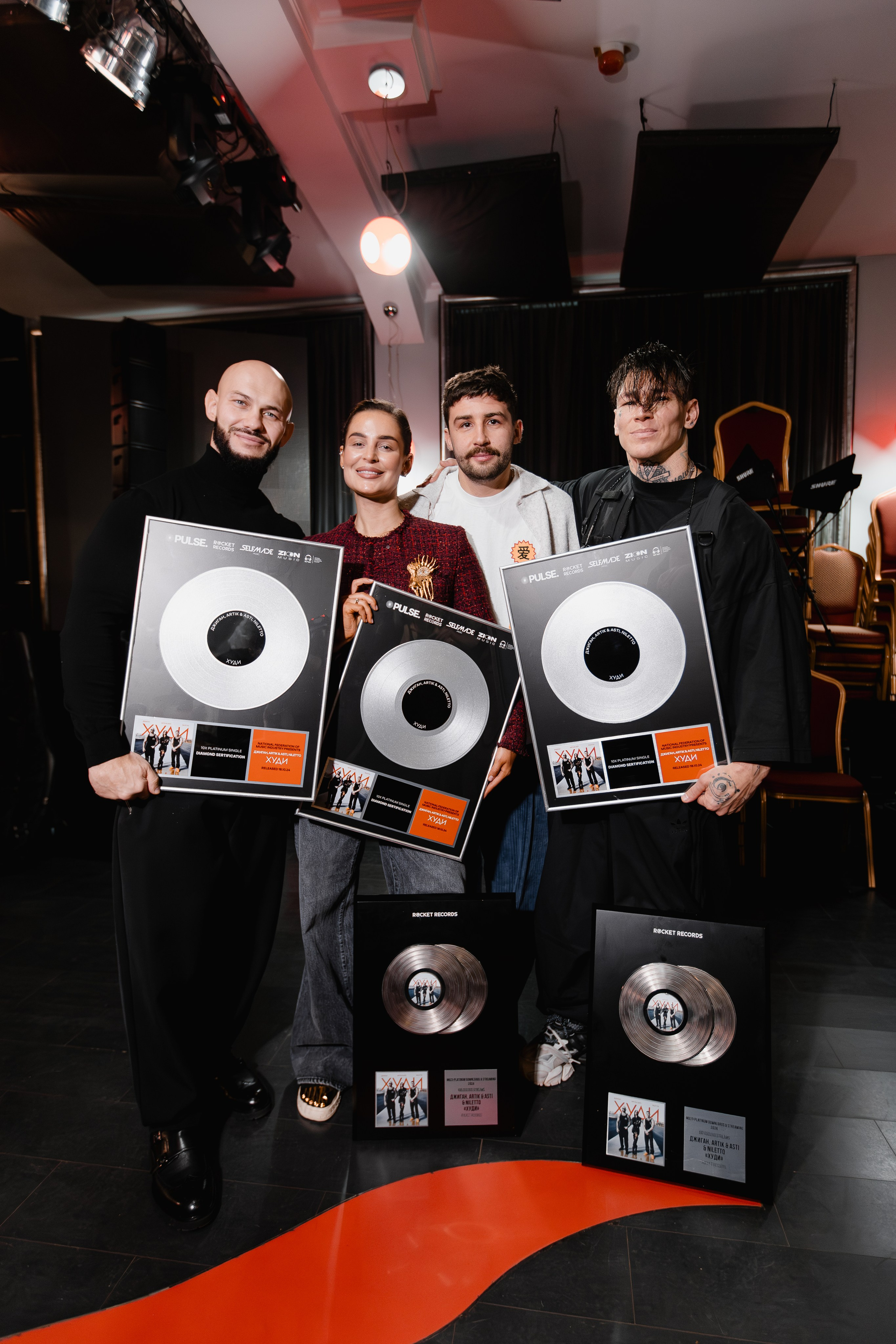 Platinum record «ХУДИ»