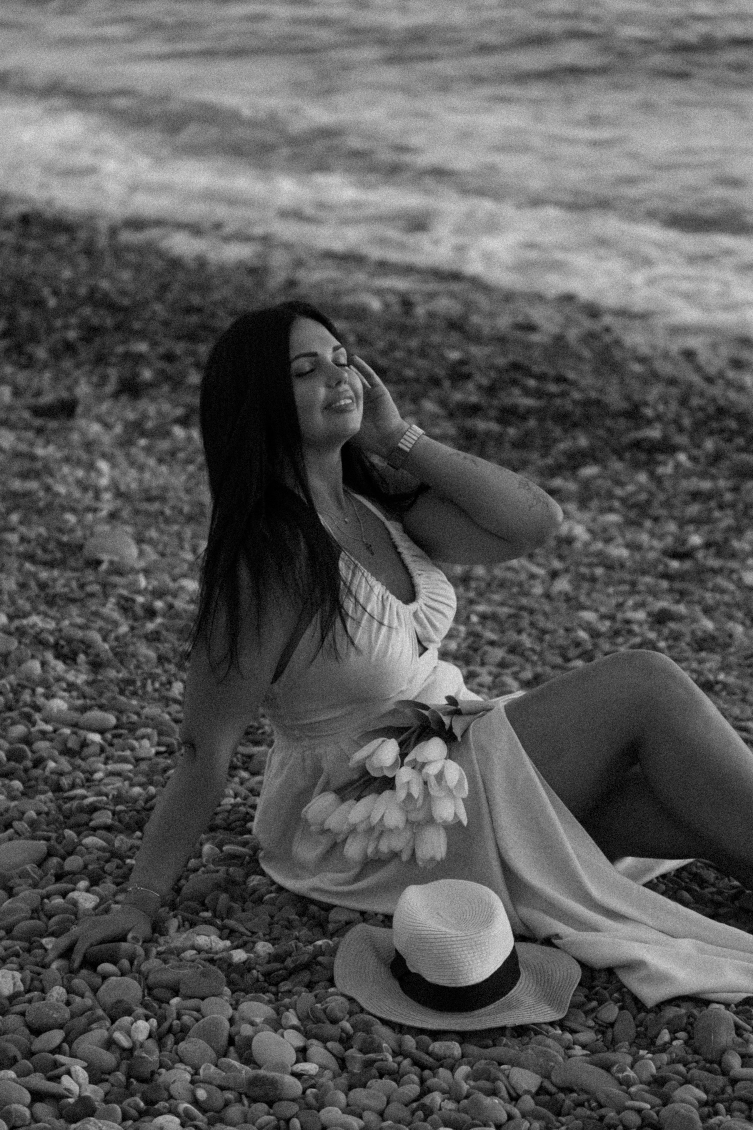 Наслаждение морем.