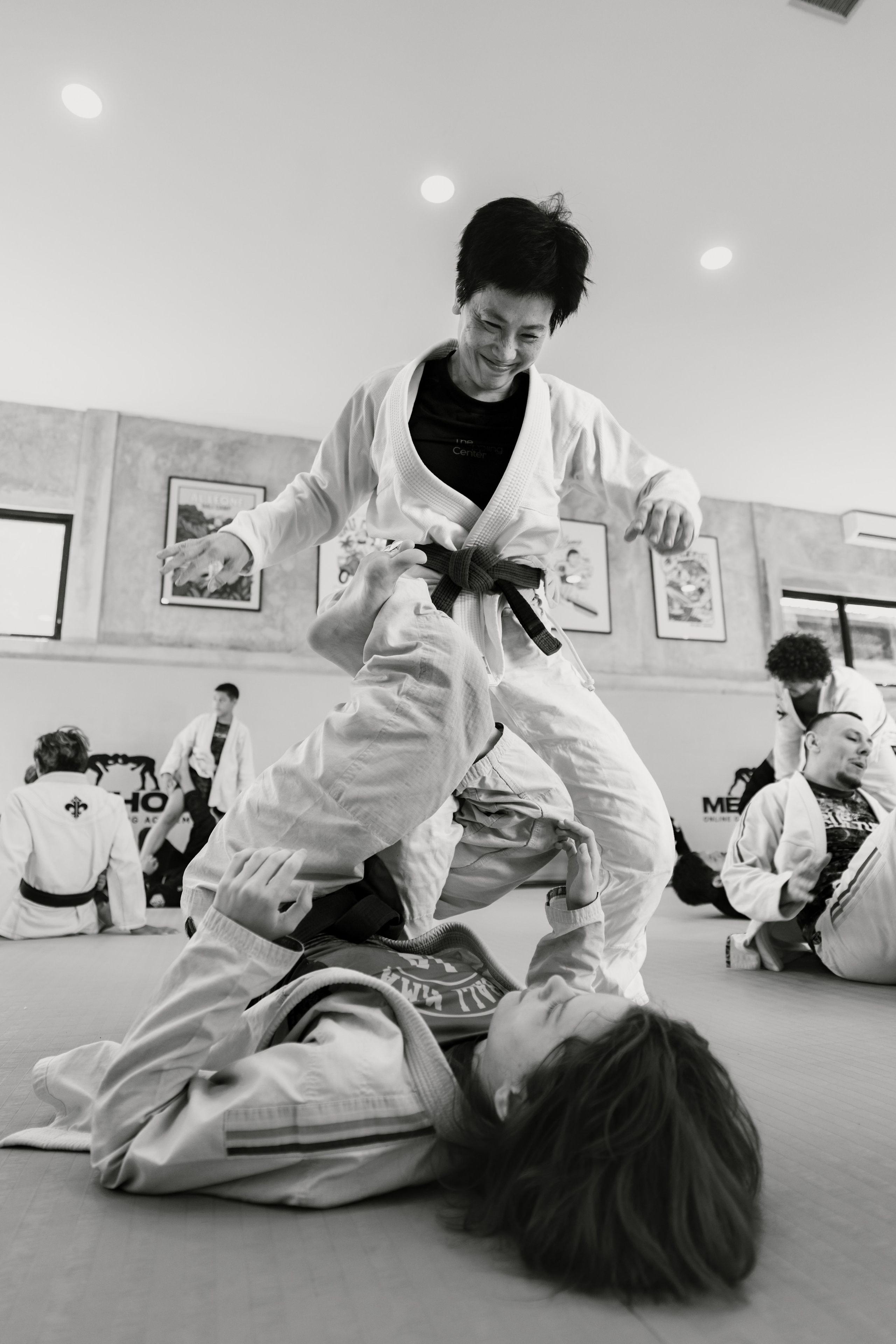 Lucas Barbosa a World, Pan American, European Open and Asian IBJJF champion and Demian MAIA ADCC World Champions, BJJ training session. Сергей Зворыгин