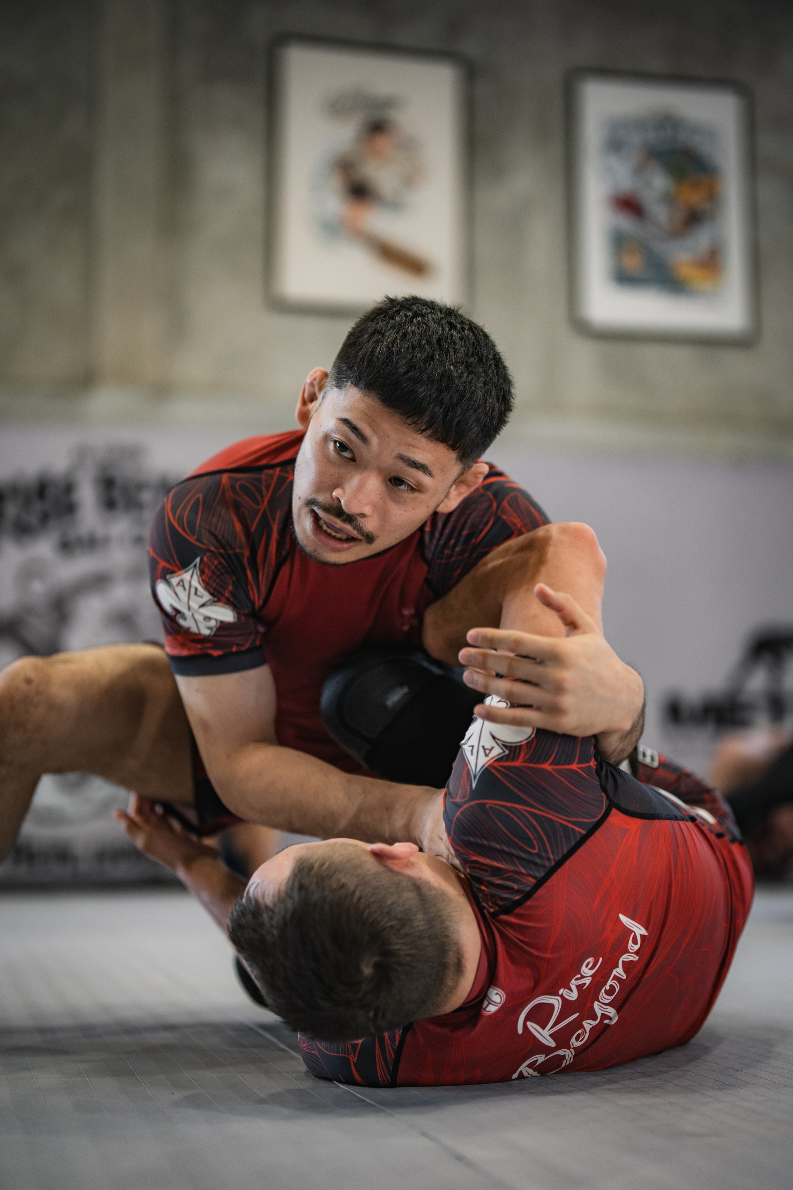 Demian MAIA and Felipe PENA, ADCC World Champions, BJJ training session. Сергей Зворыгин