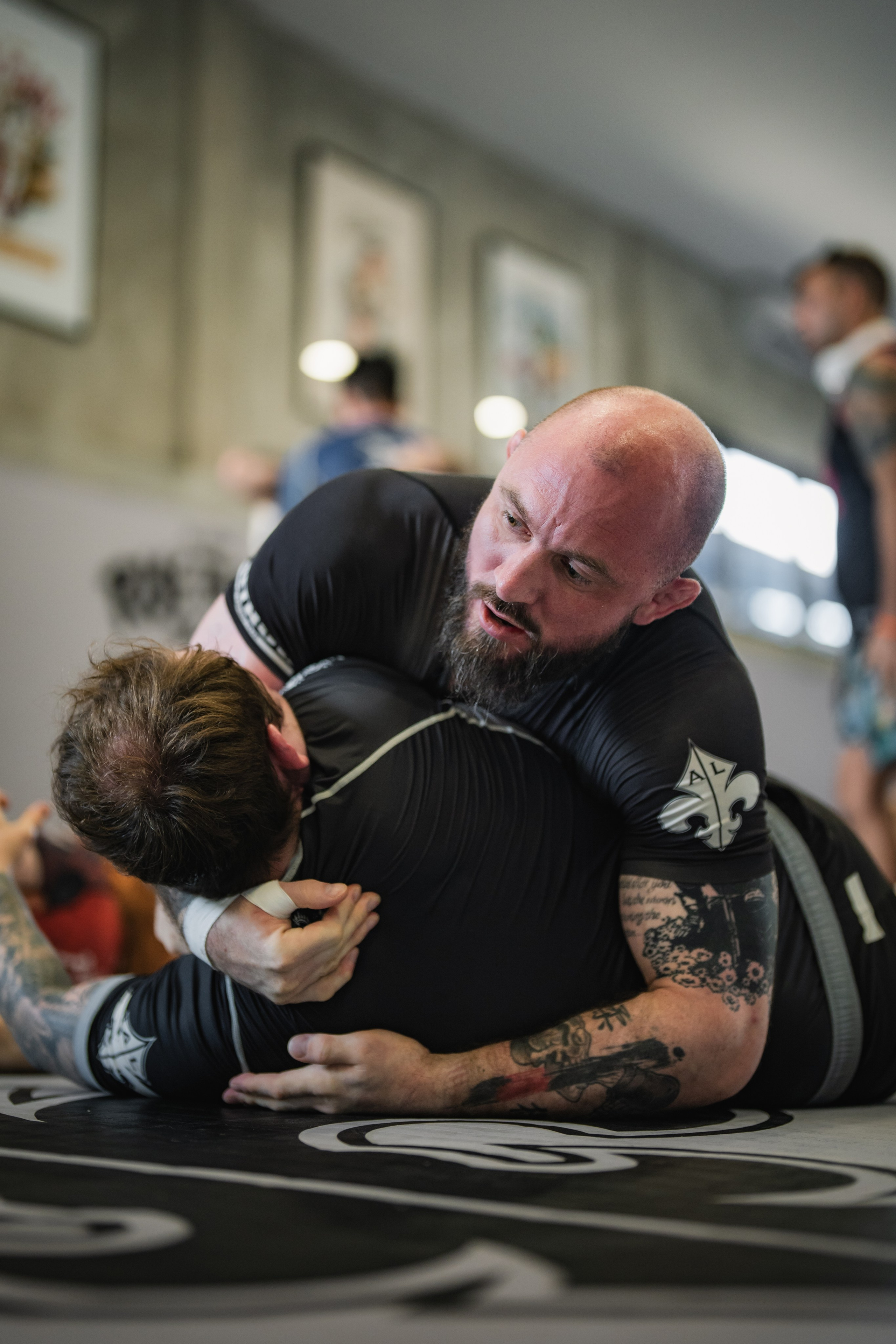 Demian MAIA and Felipe PENA, ADCC World Champions, BJJ training session. Сергей Зворыгин