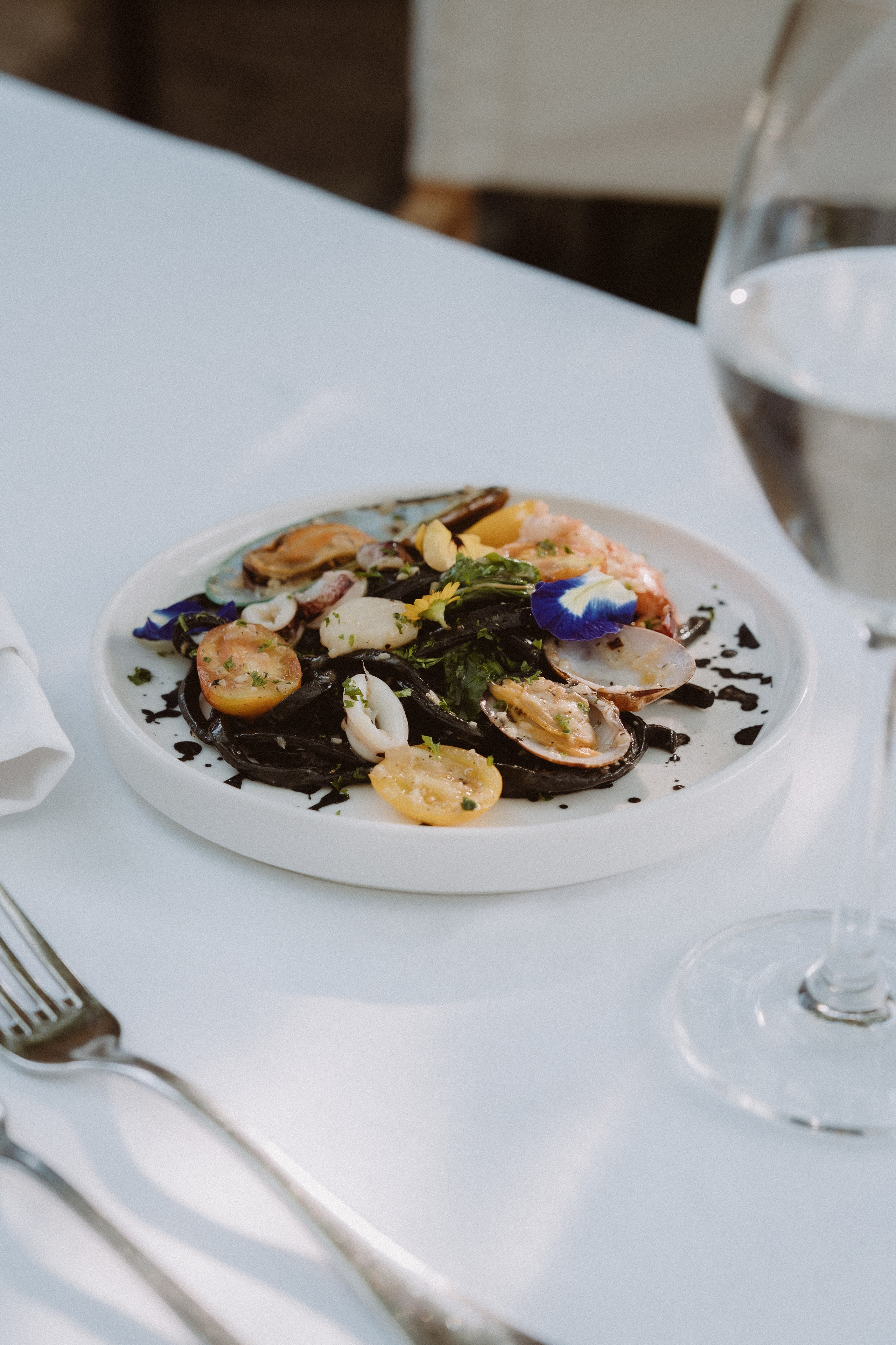 New Pastas in Sardine by K-Club, a fine dining seafood restaurant. Сергей Зворыгин