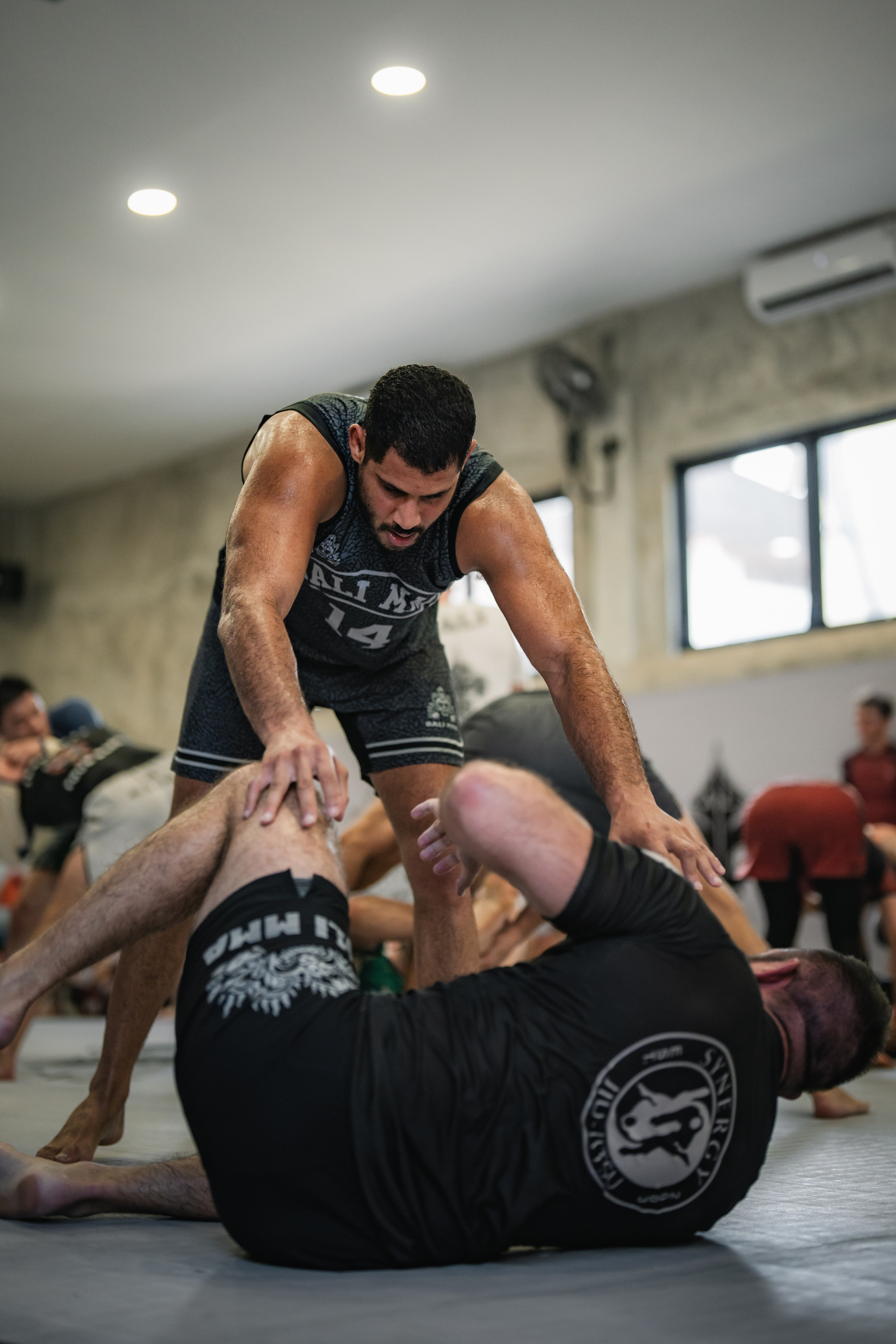 Demian MAIA and Felipe PENA, ADCC World Champions, BJJ training session. Сергей Зворыгин