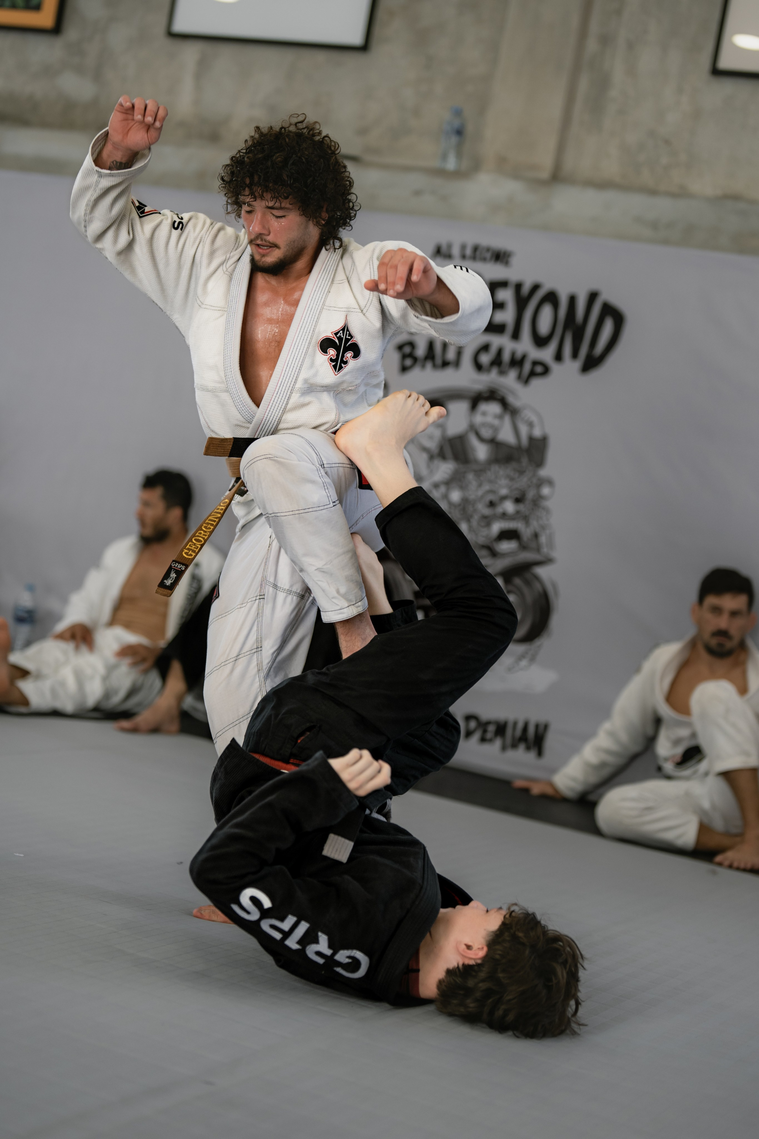 Lucas Barbosa a World, Pan American, European Open and Asian IBJJF champion and Demian MAIA ADCC World Champions, BJJ training session. Сергей Зворыгин