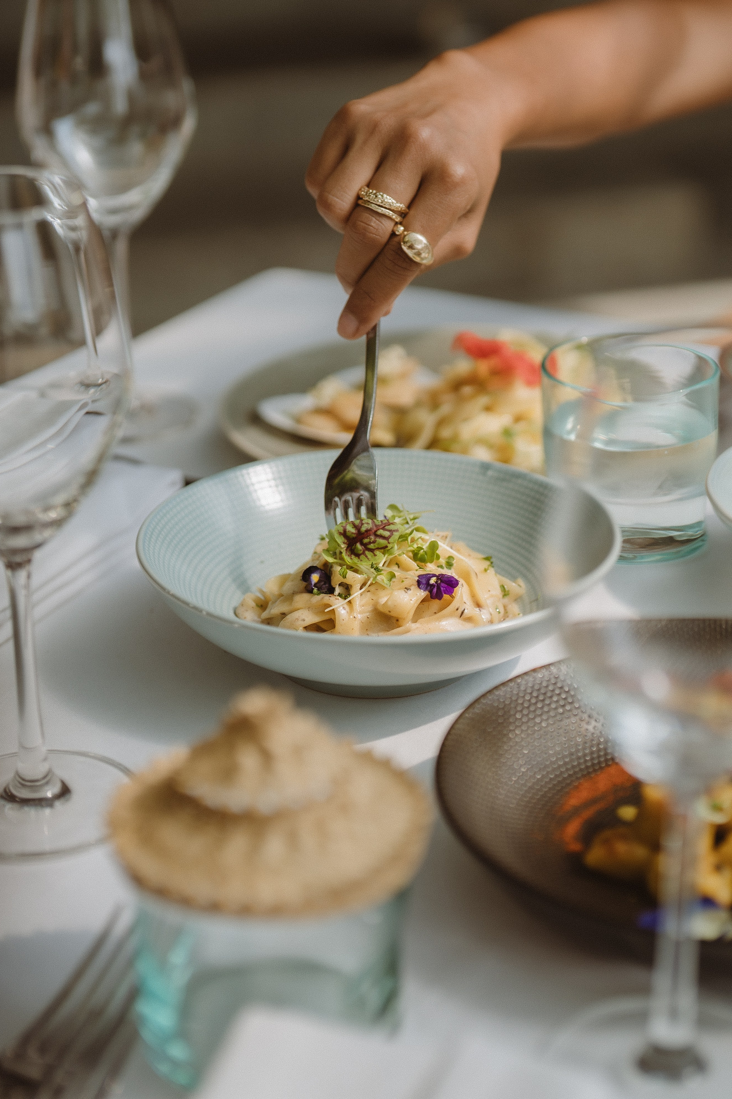 New Pastas in Sardine by K-Club, a fine dining seafood restaurant. Сергей Зворыгин