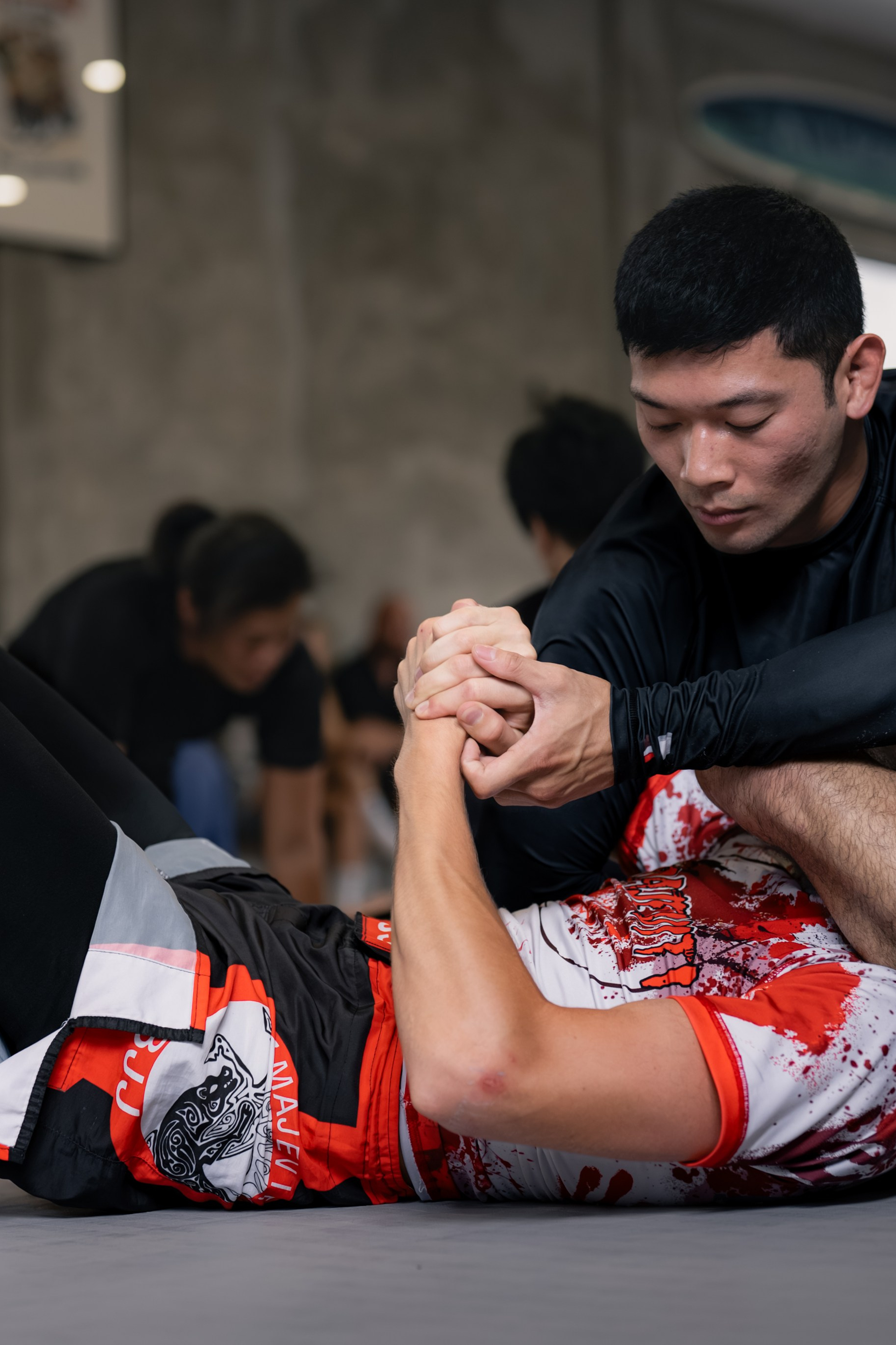 Demian MAIA and Felipe PENA, ADCC World Champions, BJJ training session. Сергей Зворыгин