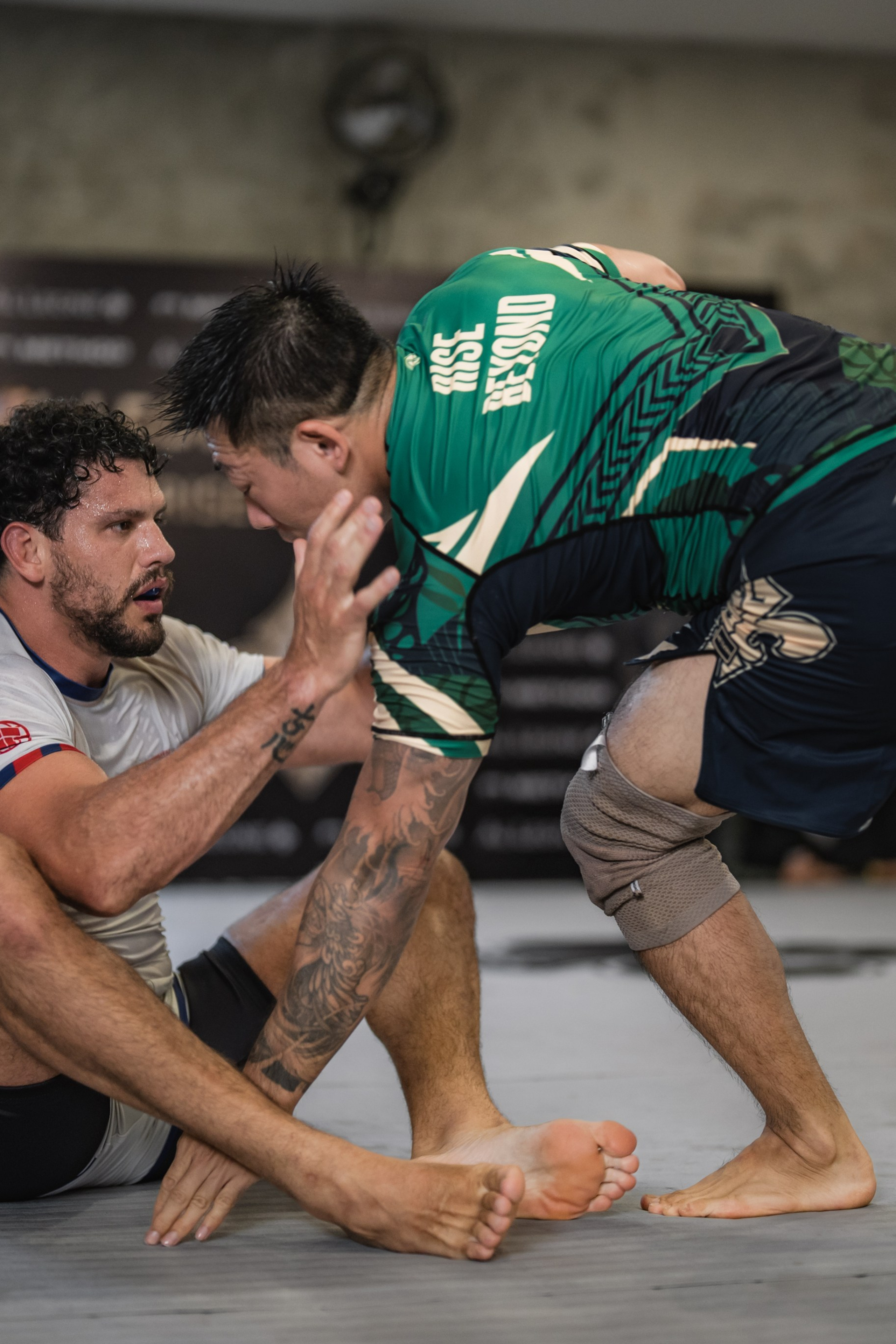 Demian MAIA and Felipe PENA, ADCC World Champions, BJJ training session. Сергей Зворыгин