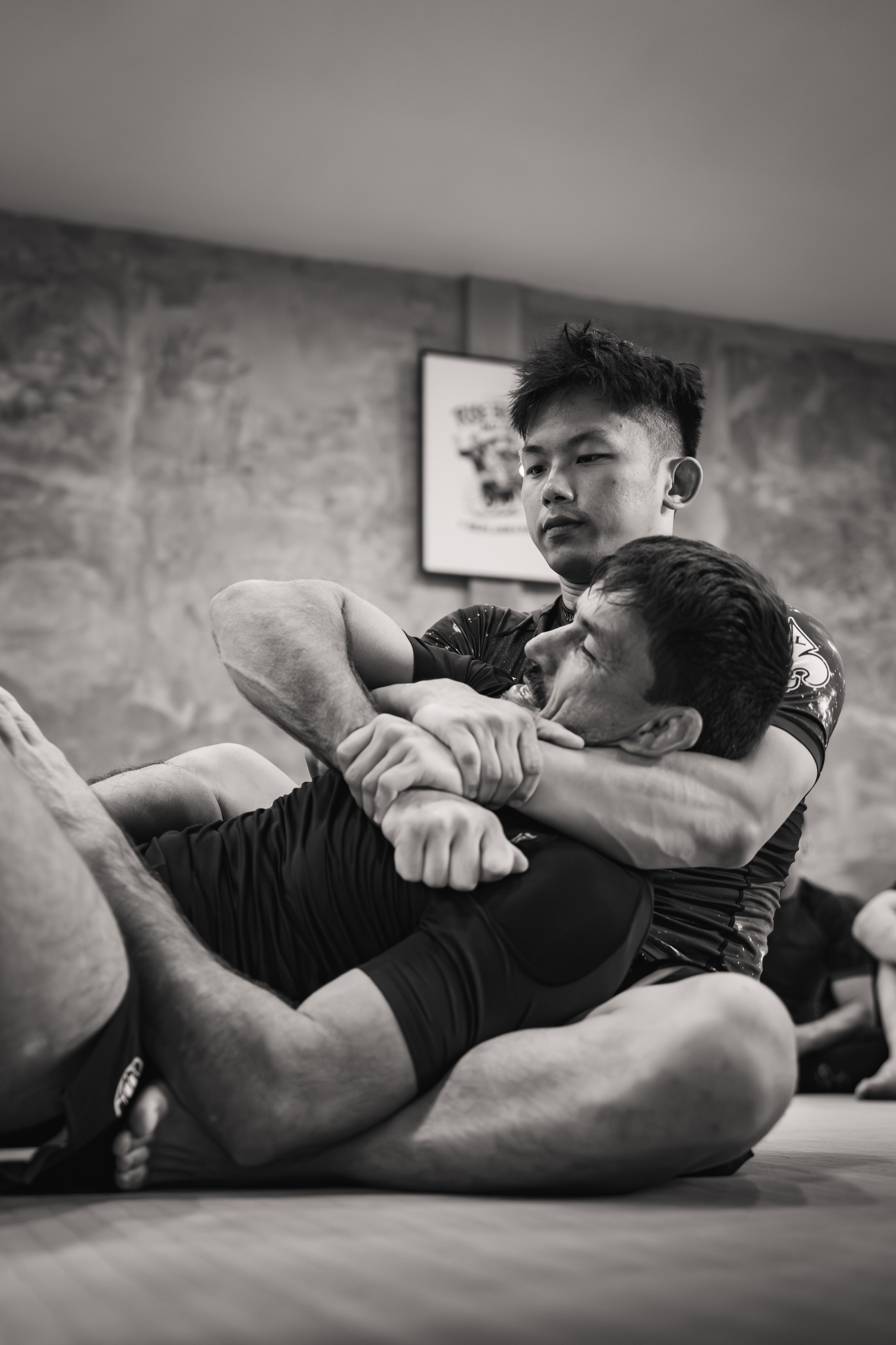 Felipe PENA and Demian MAIA, ADCC World Champions, BJJ training session. Сергей Зворыгин