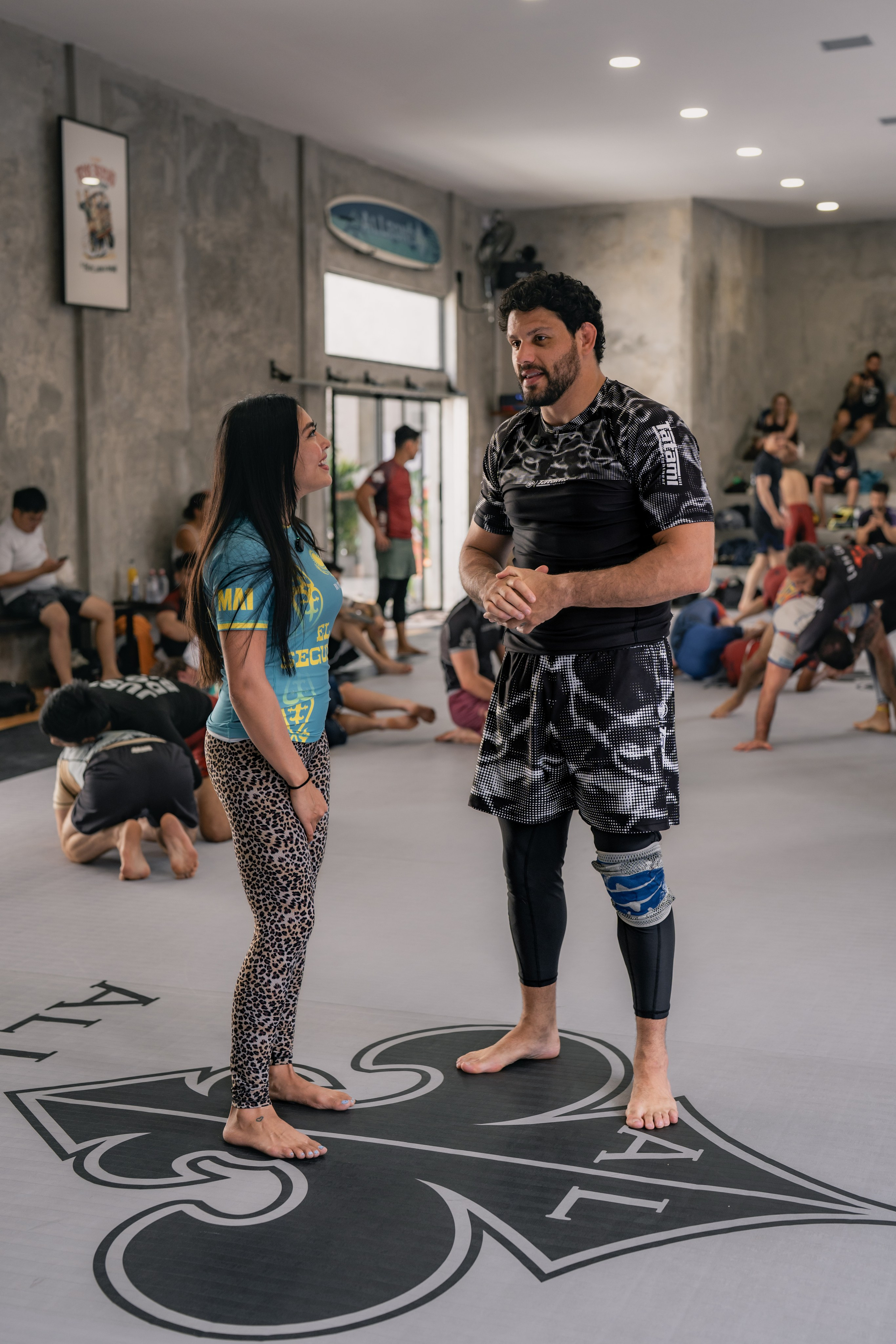 Demian MAIA and Felipe PENA, ADCC World Champions, BJJ training session. Сергей Зворыгин
