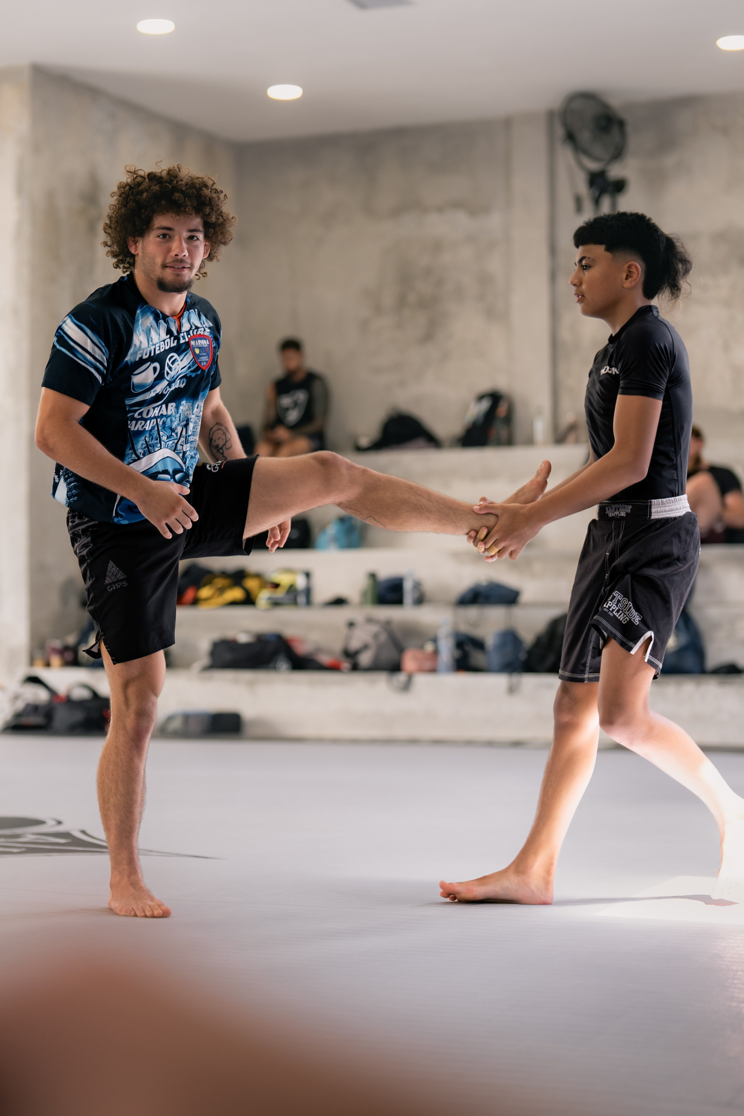 Demian MAIA and Felipe PENA, ADCC World Champions, BJJ training session. Сергей Зворыгин