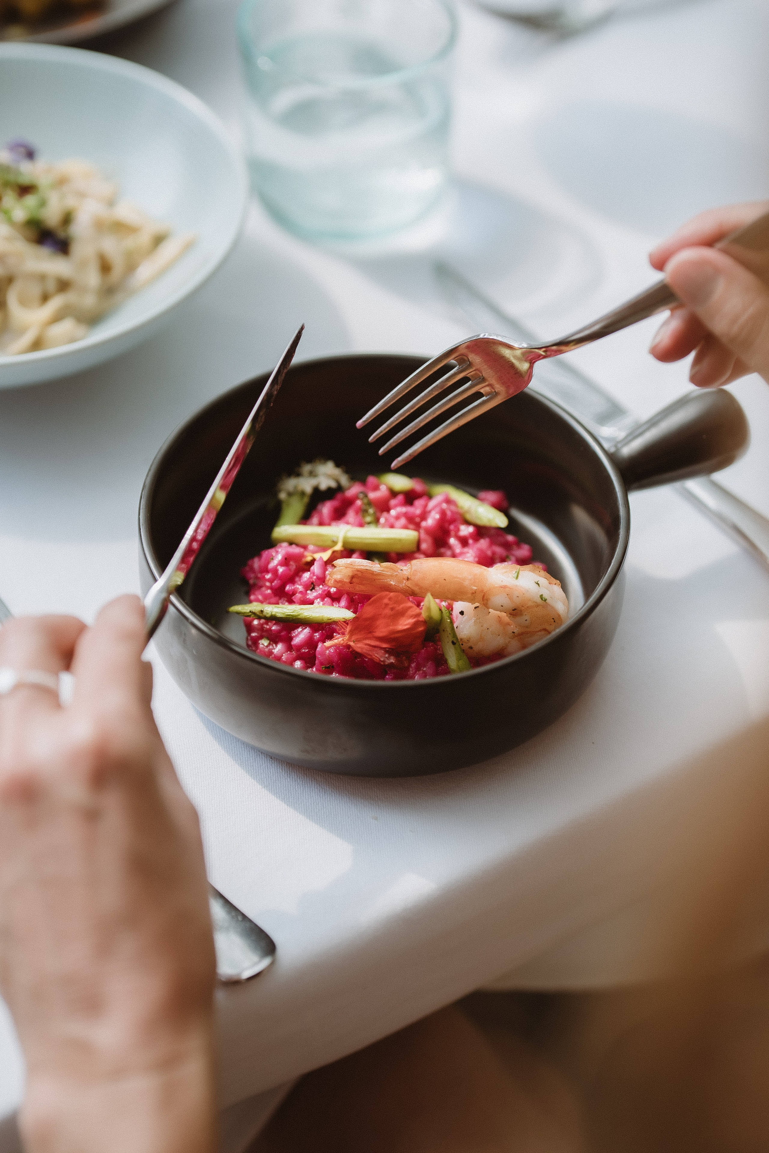 New Pastas in Sardine by K-Club, a fine dining seafood restaurant. Сергей Зворыгин