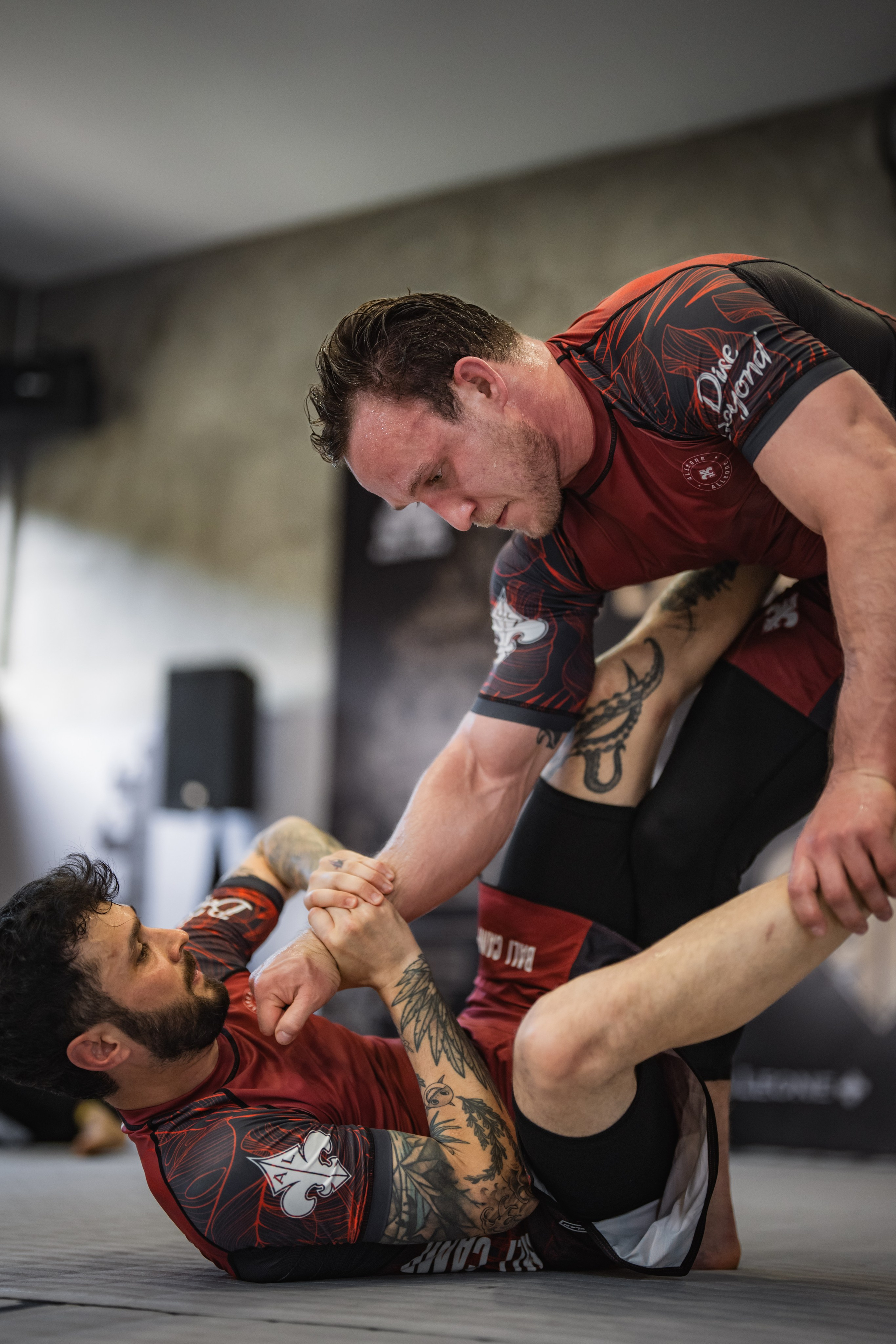 Demian MAIA and Felipe PENA, ADCC World Champions, BJJ training session. Сергей Зворыгин