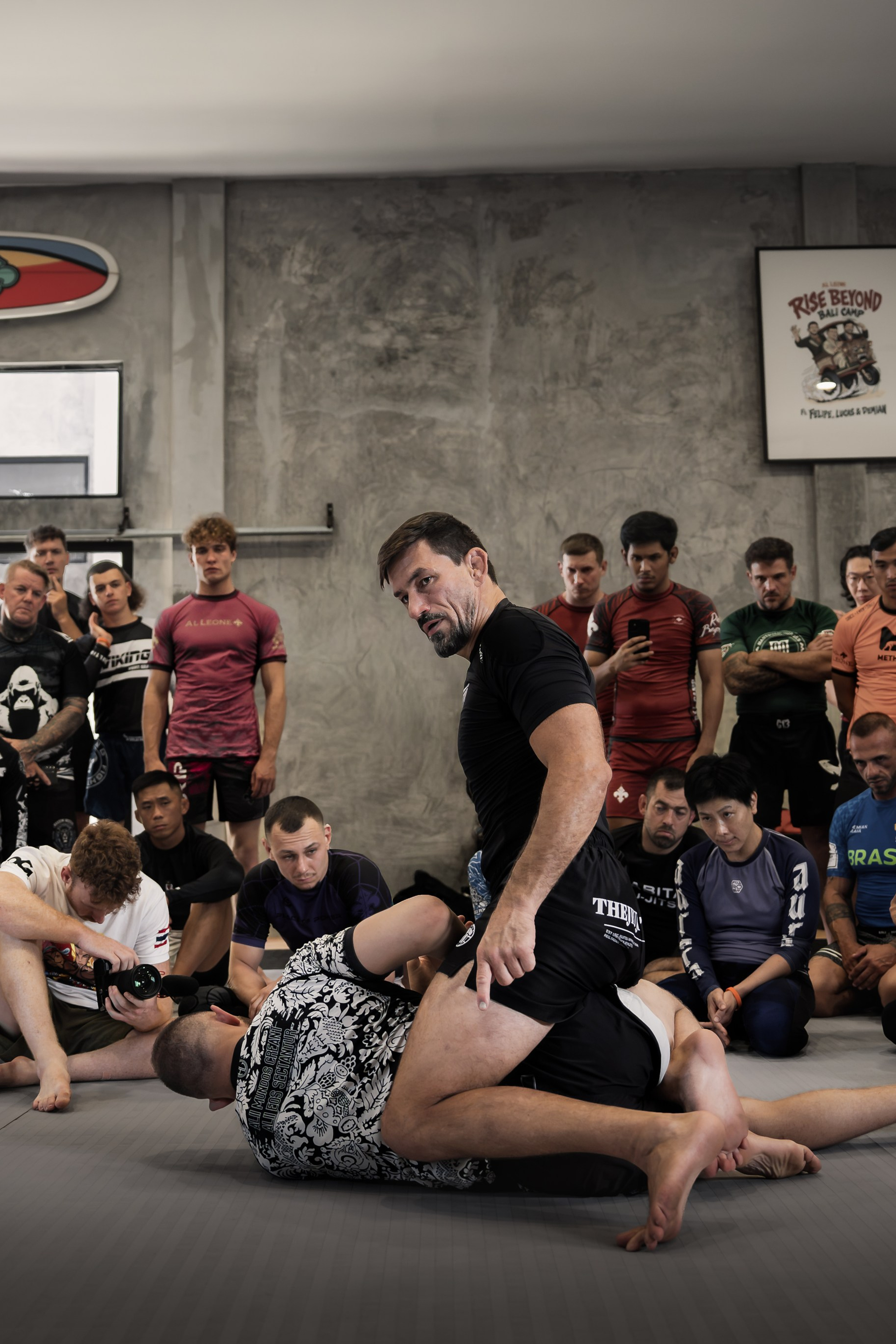 Felipe PENA and Demian MAIA, ADCC World Champions, BJJ training session. Сергей Зворыгин