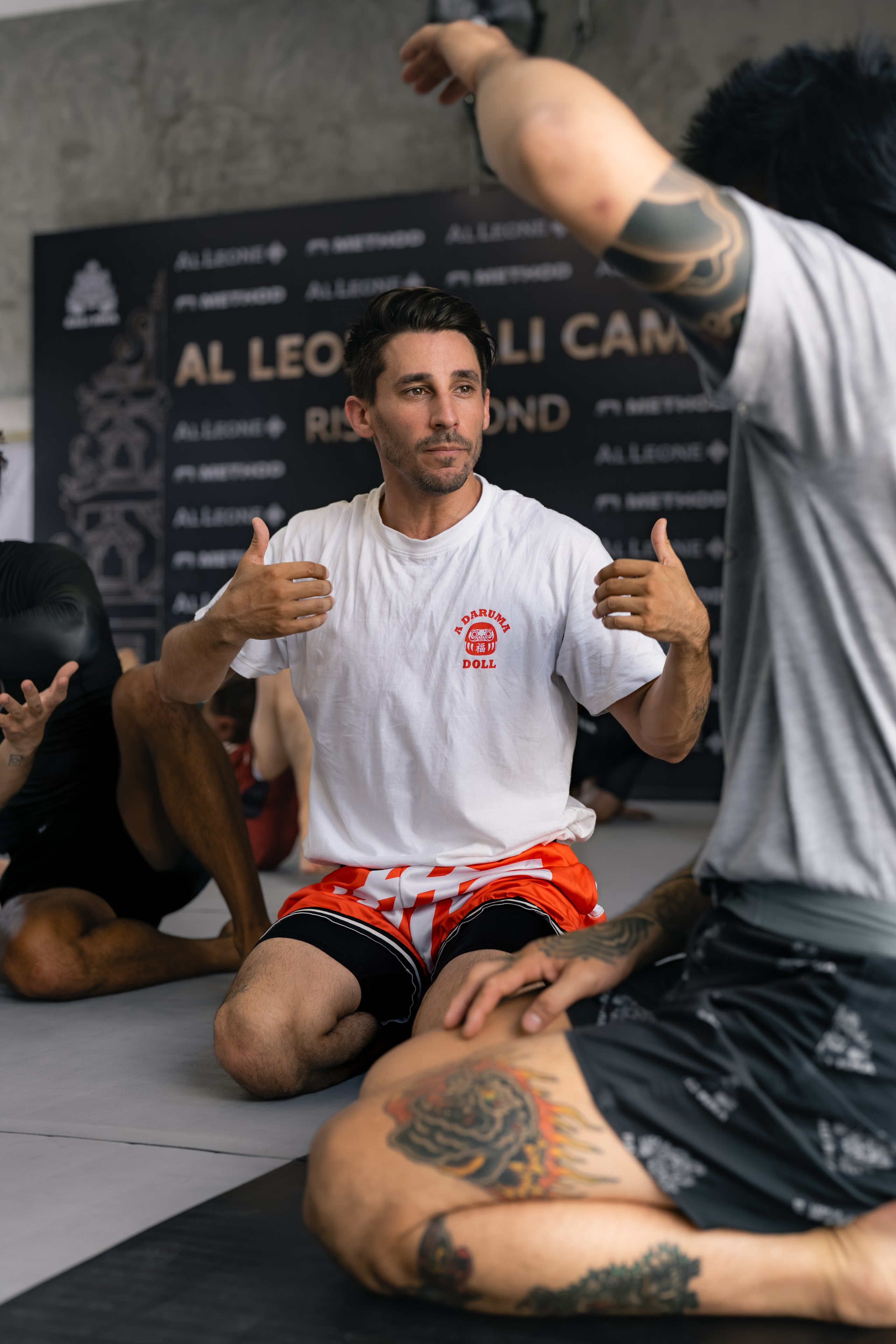 Demian MAIA and Felipe PENA, ADCC World Champions, BJJ training session. Сергей Зворыгин
