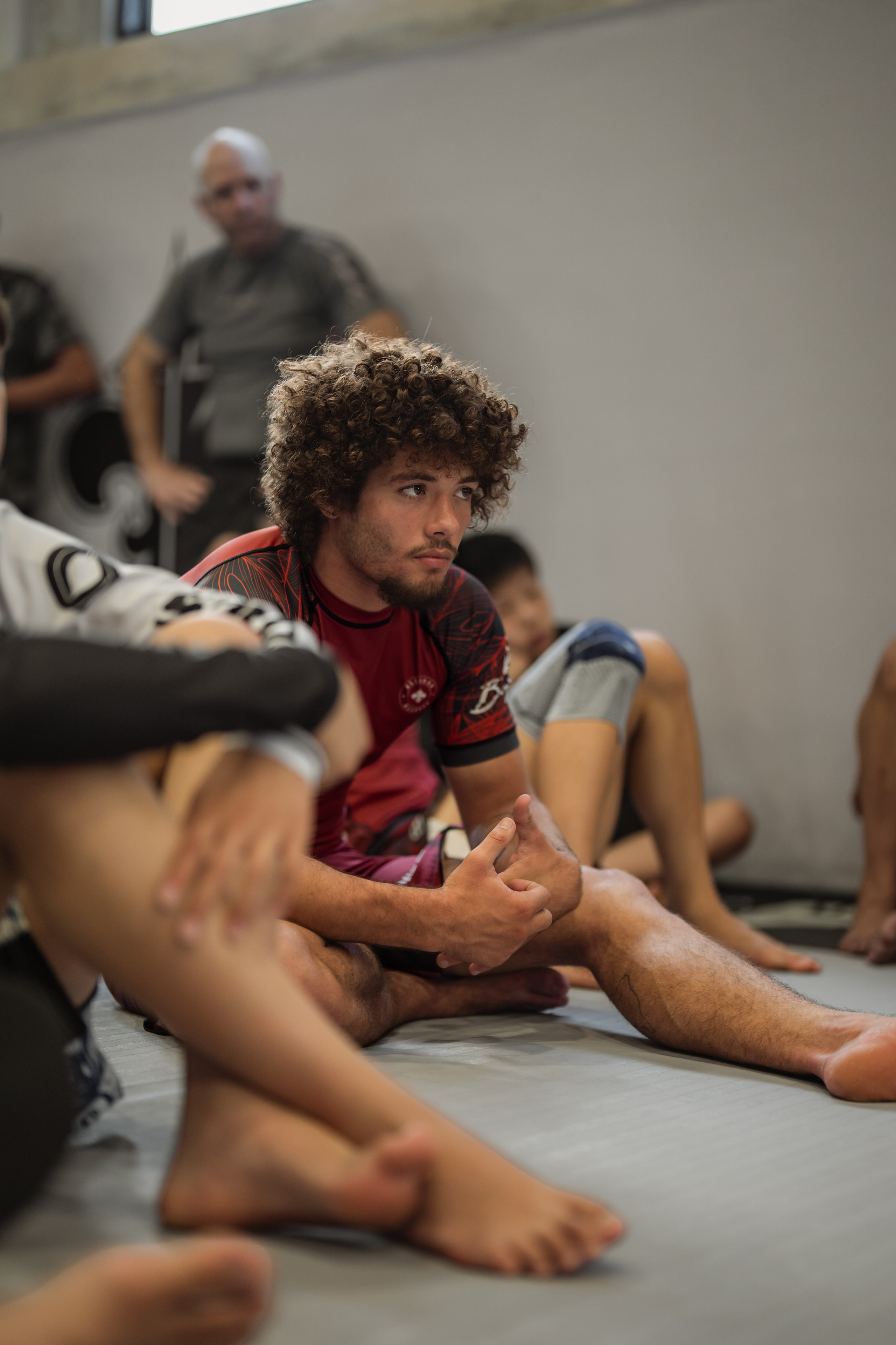 Lucas Barbosa a World, Pan American, European Open and Asian IBJJF champion and Demian MAIA ADCC World Champions, BJJ training session. Сергей Зворыгин