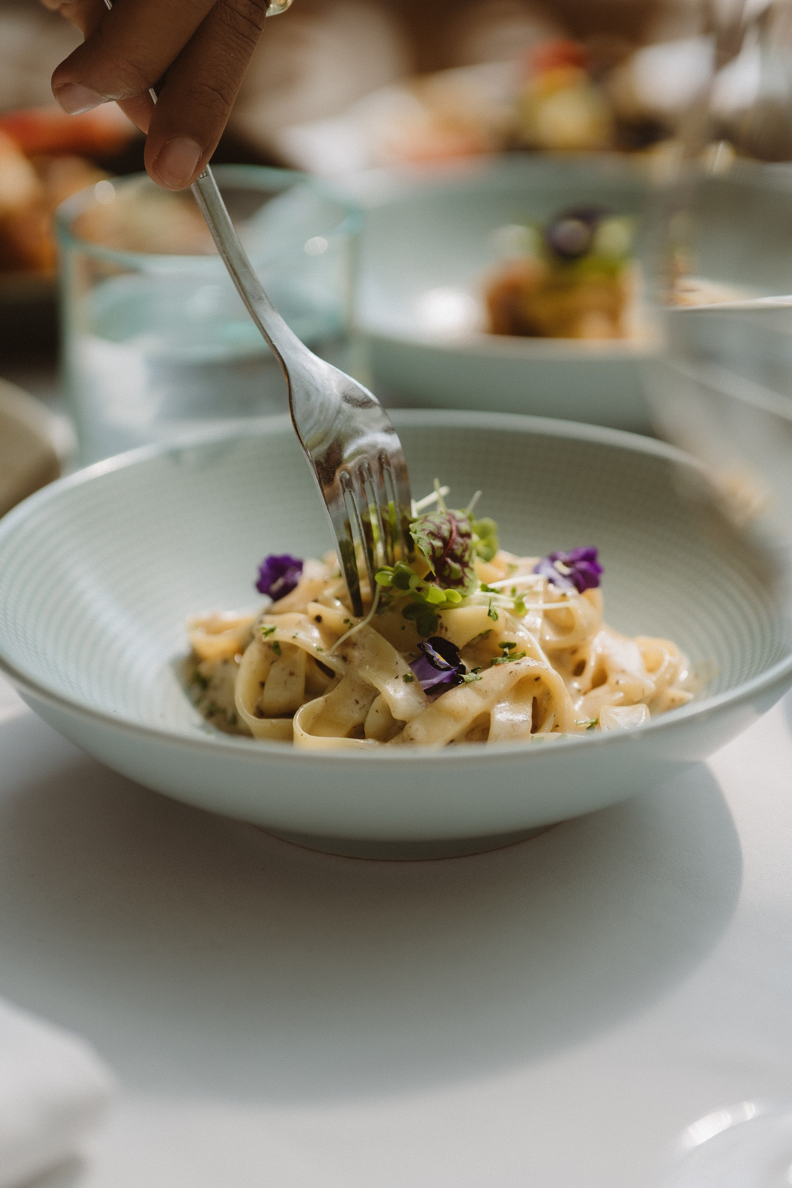 New Pastas in Sardine by K-Club, a fine dining seafood restaurant. Сергей Зворыгин