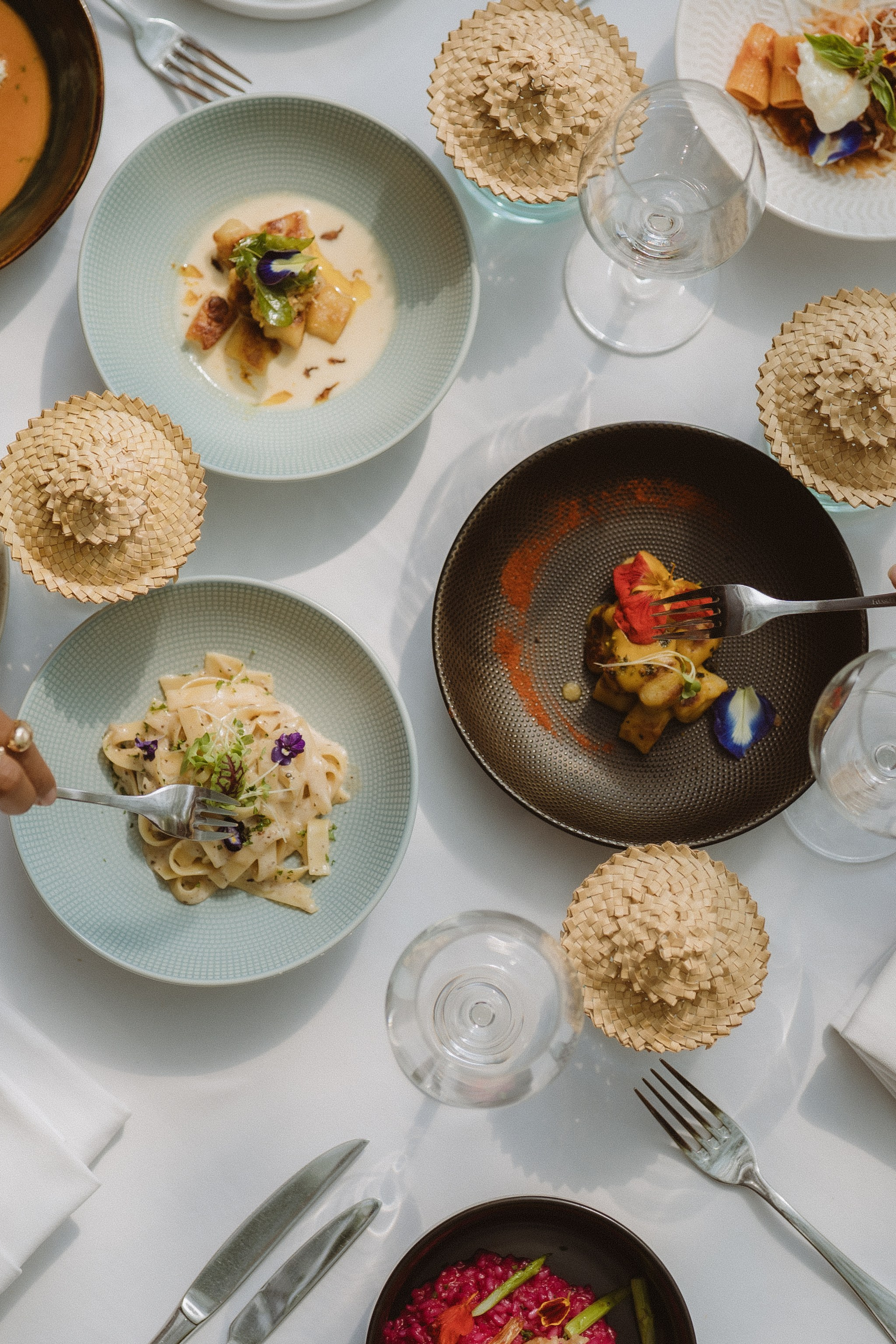 New Pastas in Sardine by K-Club, a fine dining seafood restaurant. Сергей Зворыгин