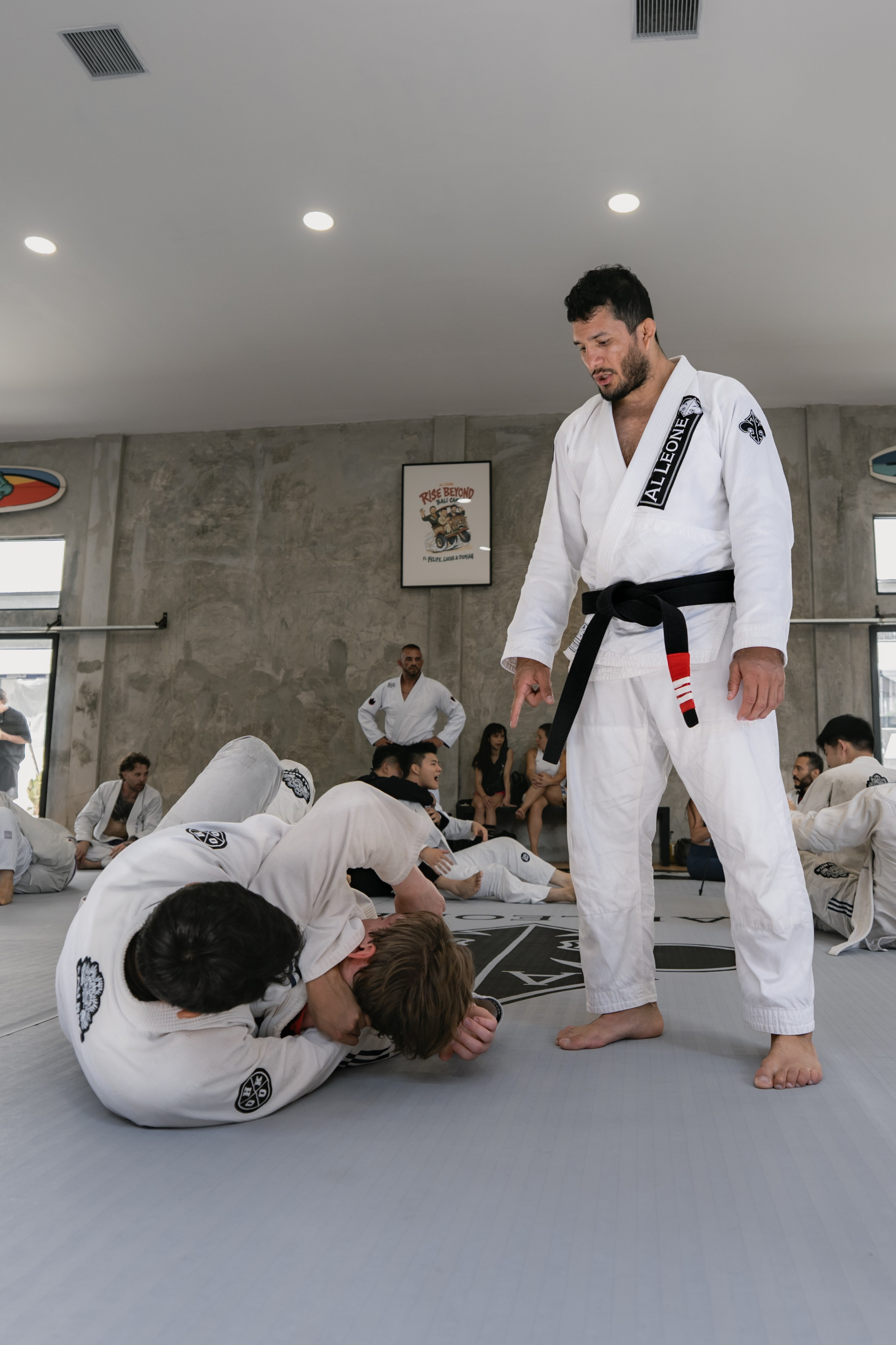 Lucas Barbosa a World, Pan American, European Open and Asian IBJJF champion and Demian MAIA ADCC World Champions, BJJ training session. Сергей Зворыгин