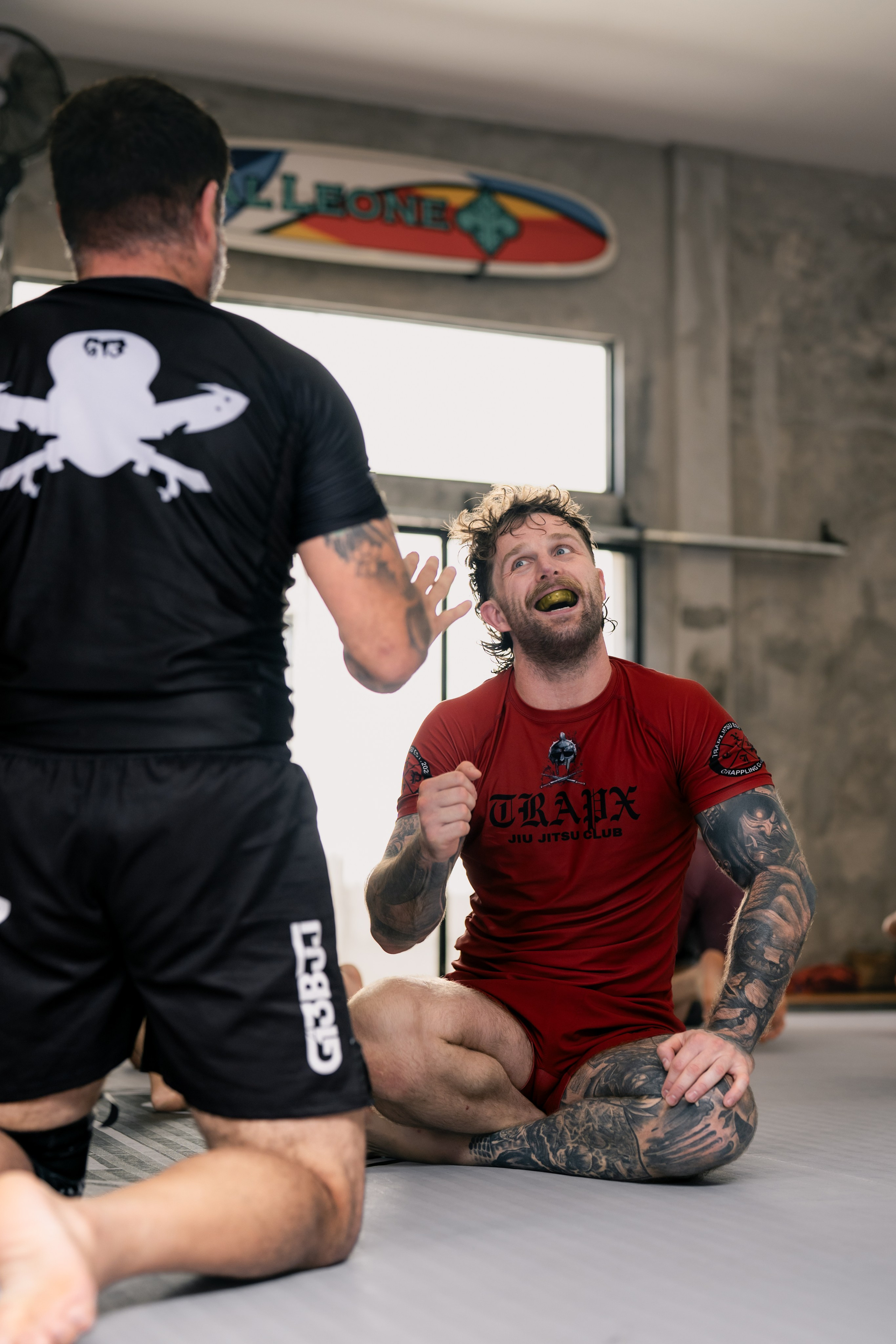 Demian MAIA and Felipe PENA, ADCC World Champions, BJJ training session. Сергей Зворыгин
