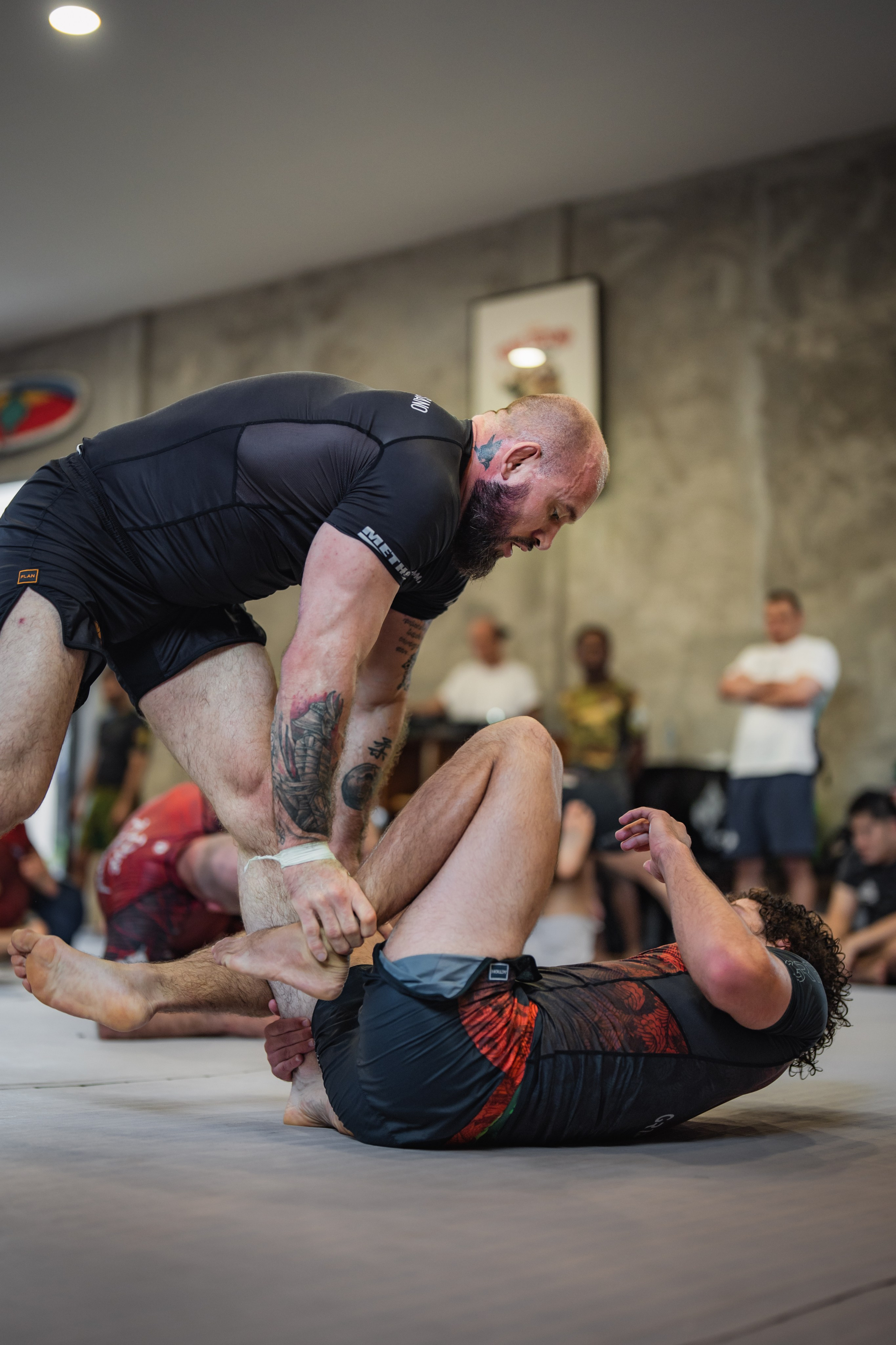Demian MAIA and Felipe PENA, ADCC World Champions, BJJ training session. Сергей Зворыгин