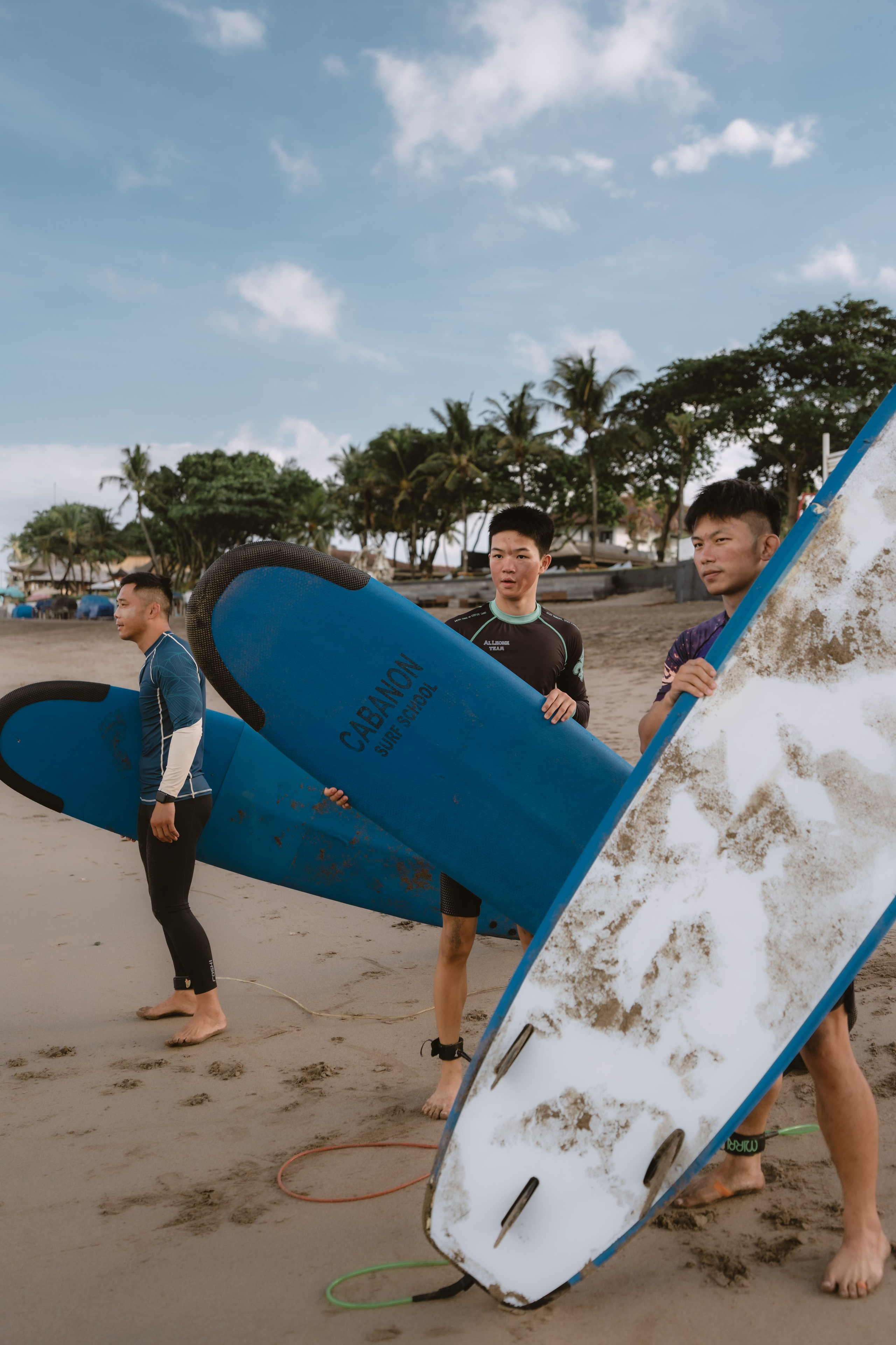Mixed martial artists having fun surfing at the ocean in between training sessions. Сергей Зворыгин